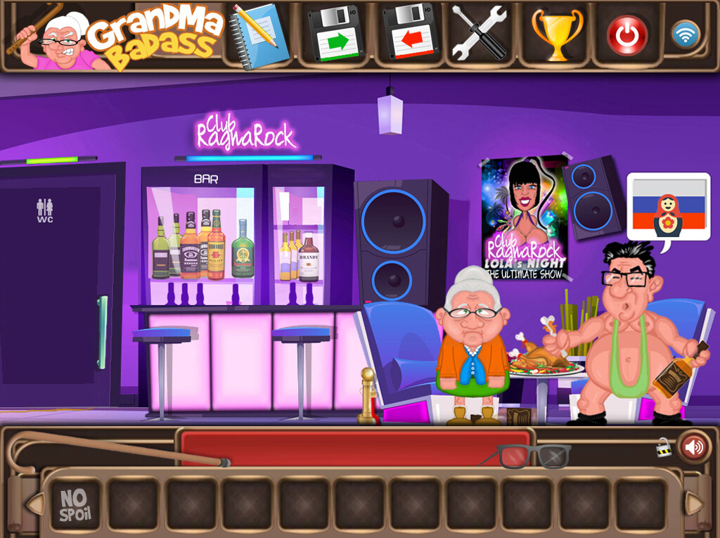 GrandMa Badass - a crazy point and click adventure screenshot 1