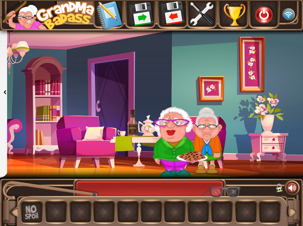 GrandMa Badass - a crazy point and click adventure screenshot 2