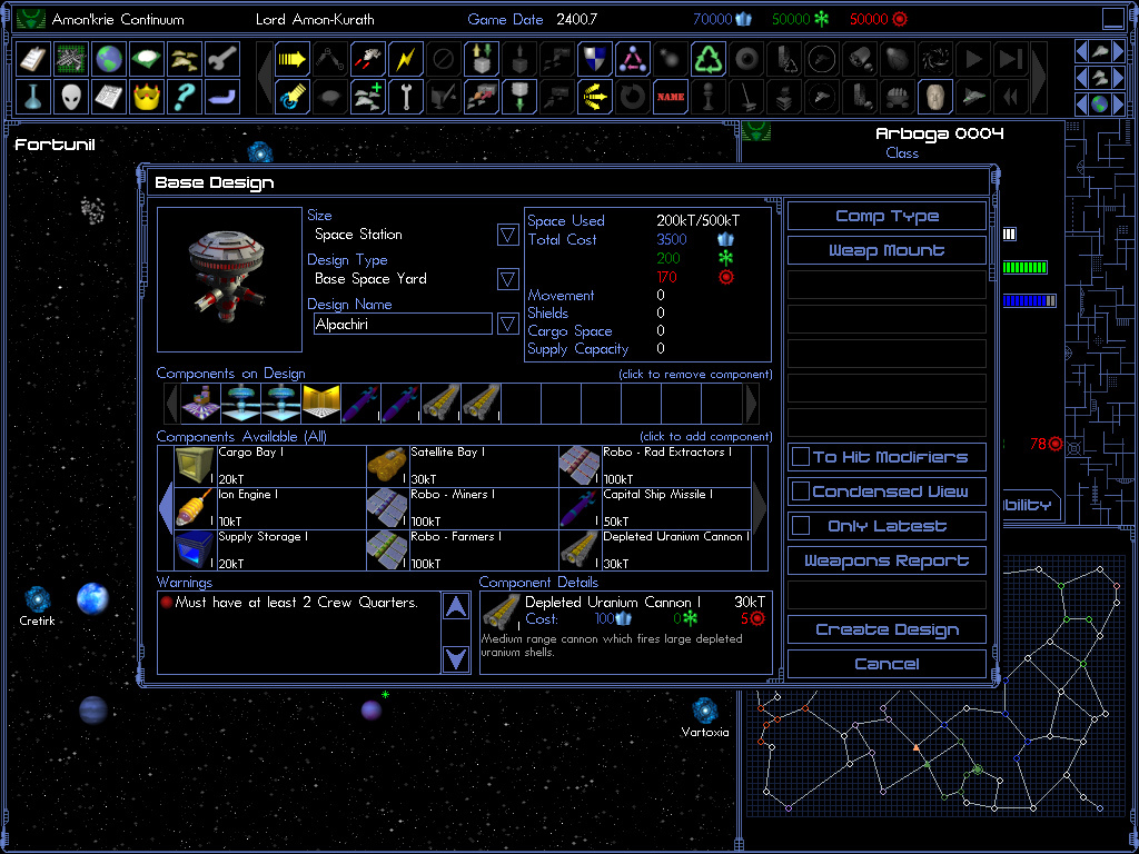 Space Empires IV Deluxe screenshot 1