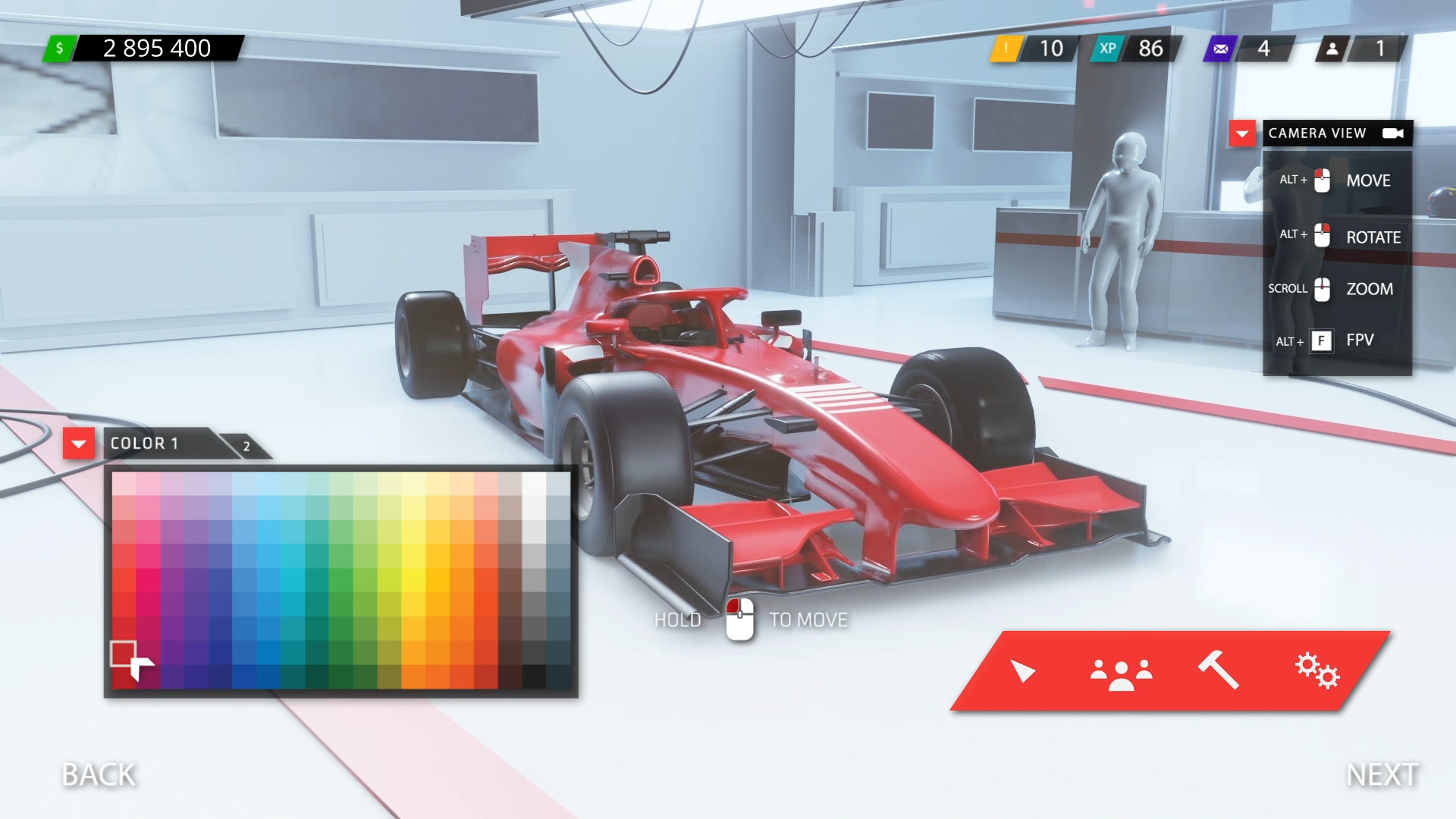 Formula Team screenshot 1