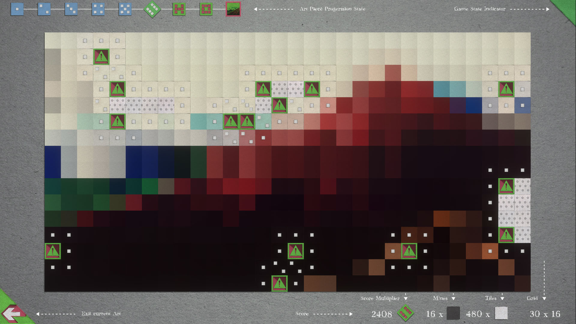 Ink Paper Minesweeper screenshot 5
