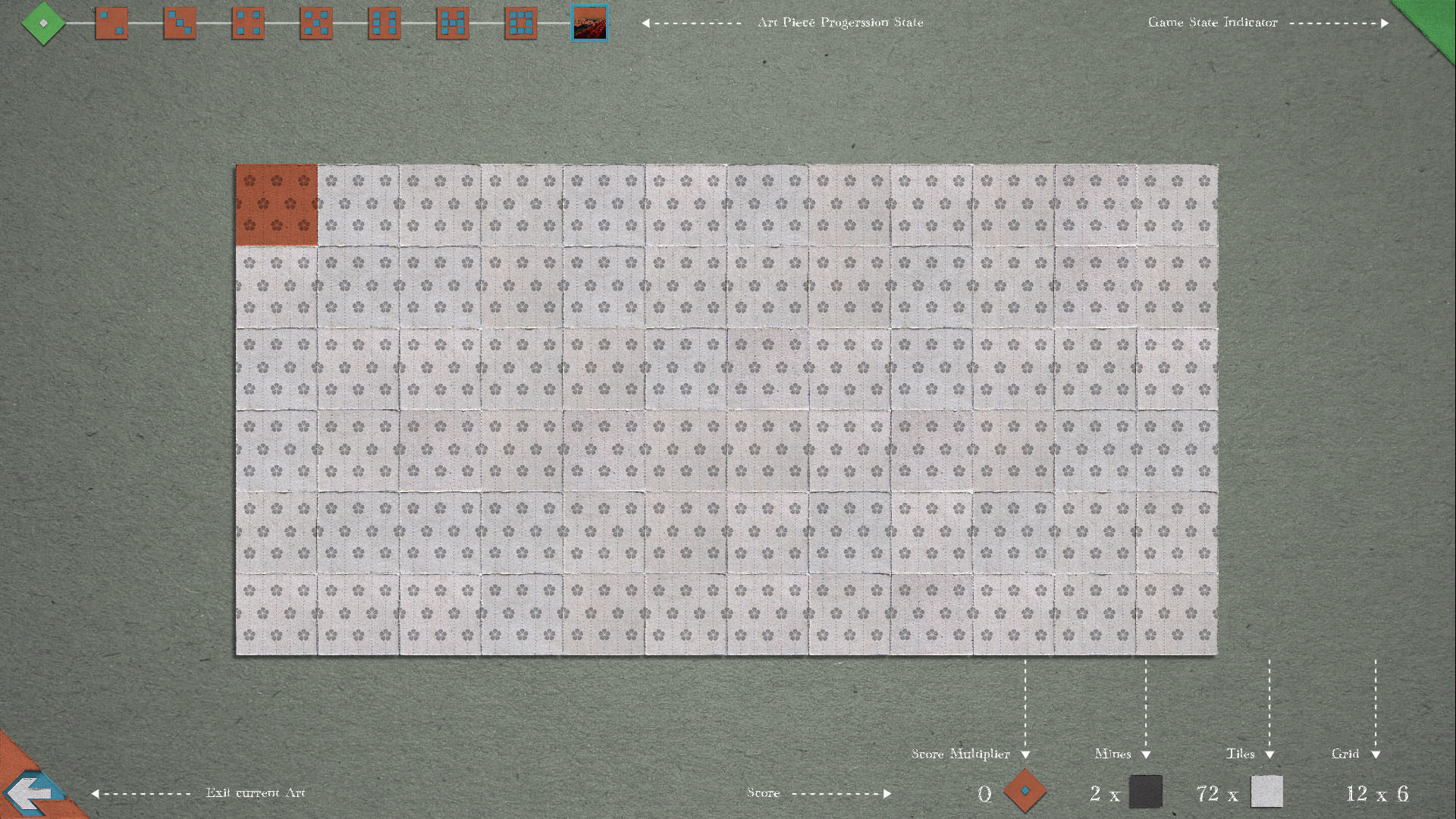 Ink Paper Minesweeper screenshot 2