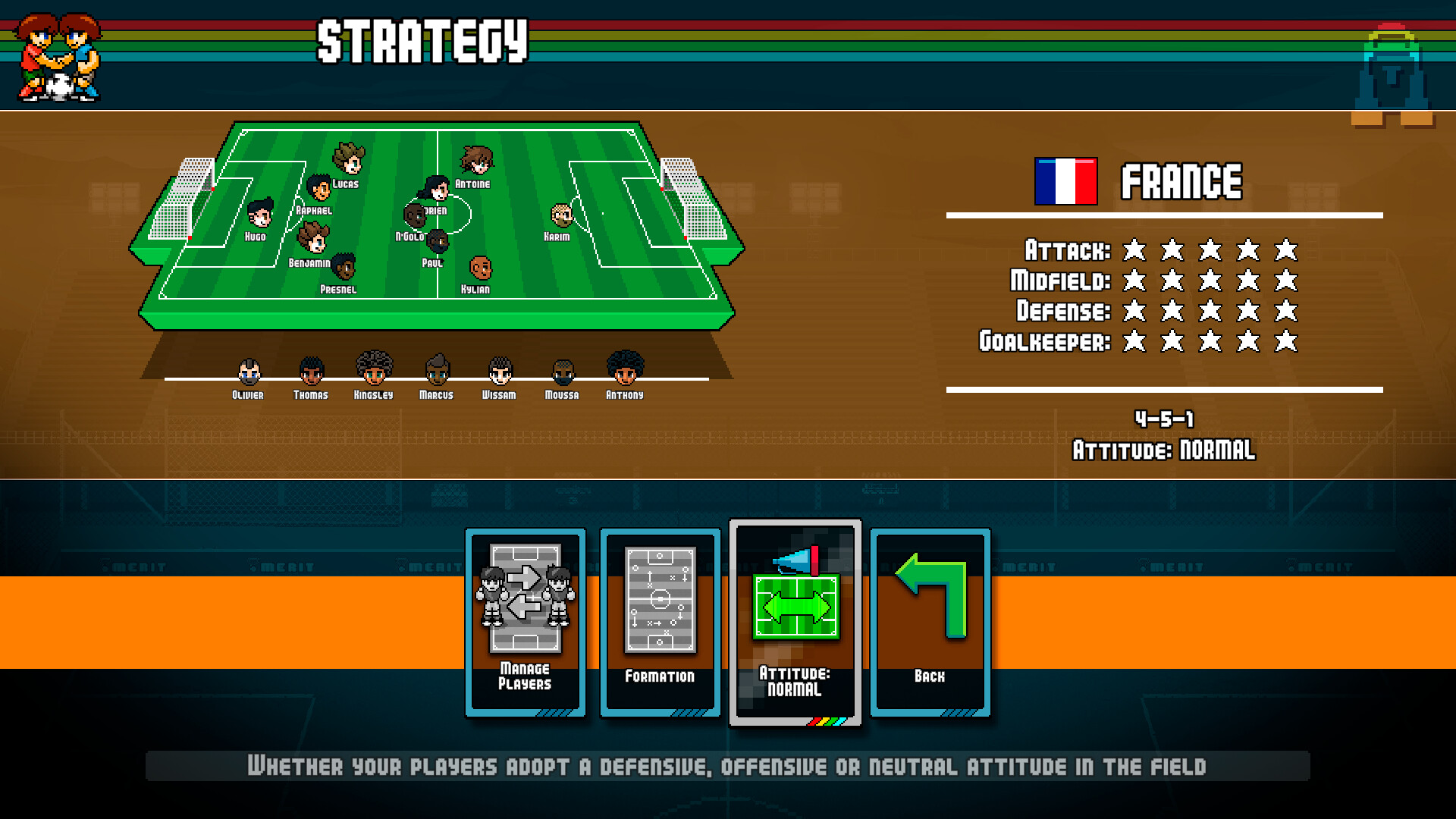 Pixel Cup Soccer - Ultimate Edition screenshot 13