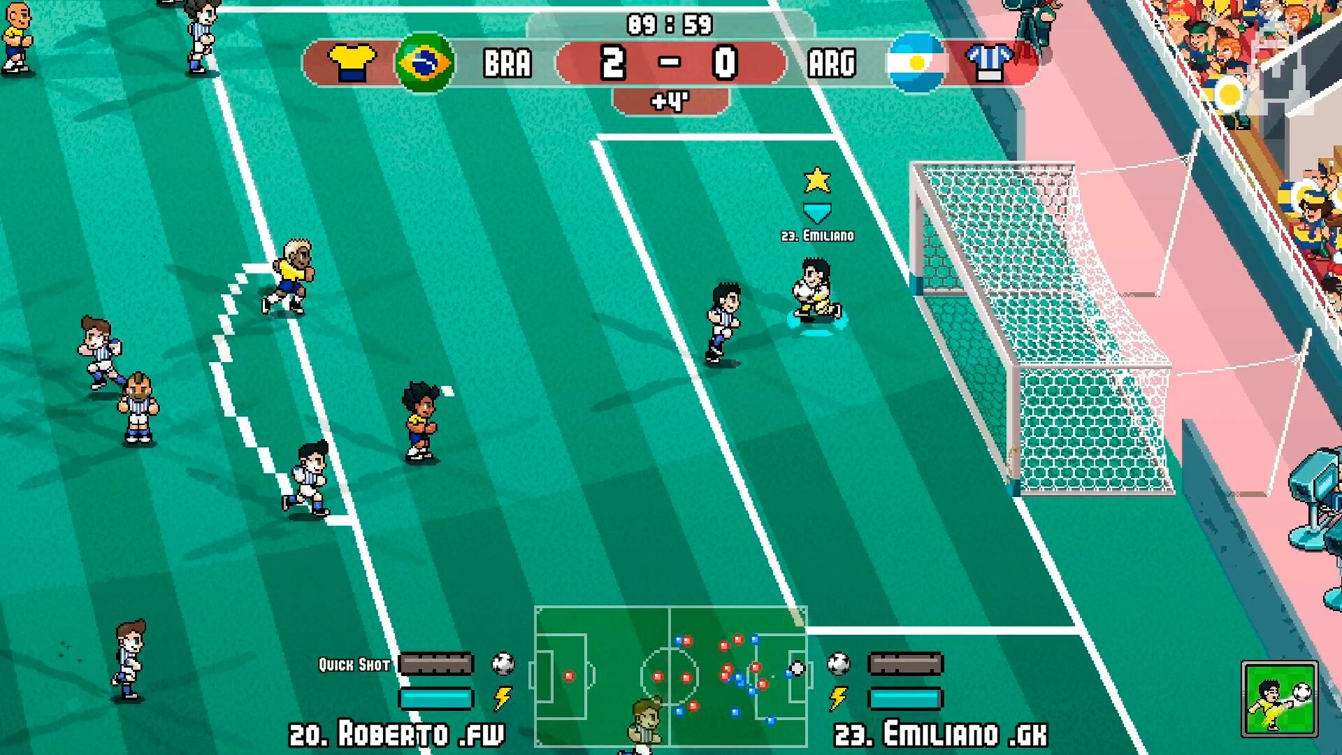 Pixel Cup Soccer - Ultimate Edition screenshot 12