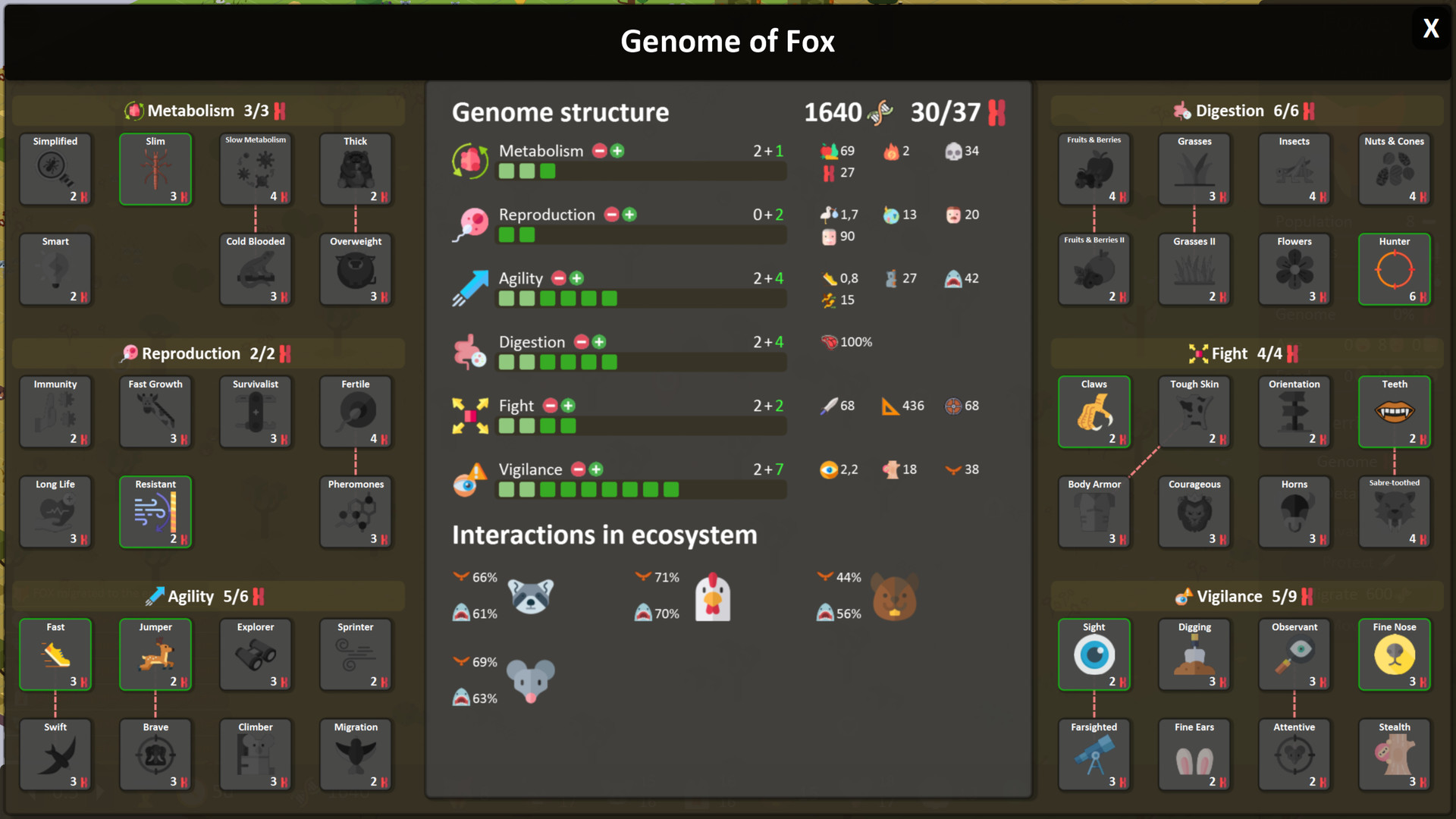 Territory: Animals Genetic Strategy screenshot 2
