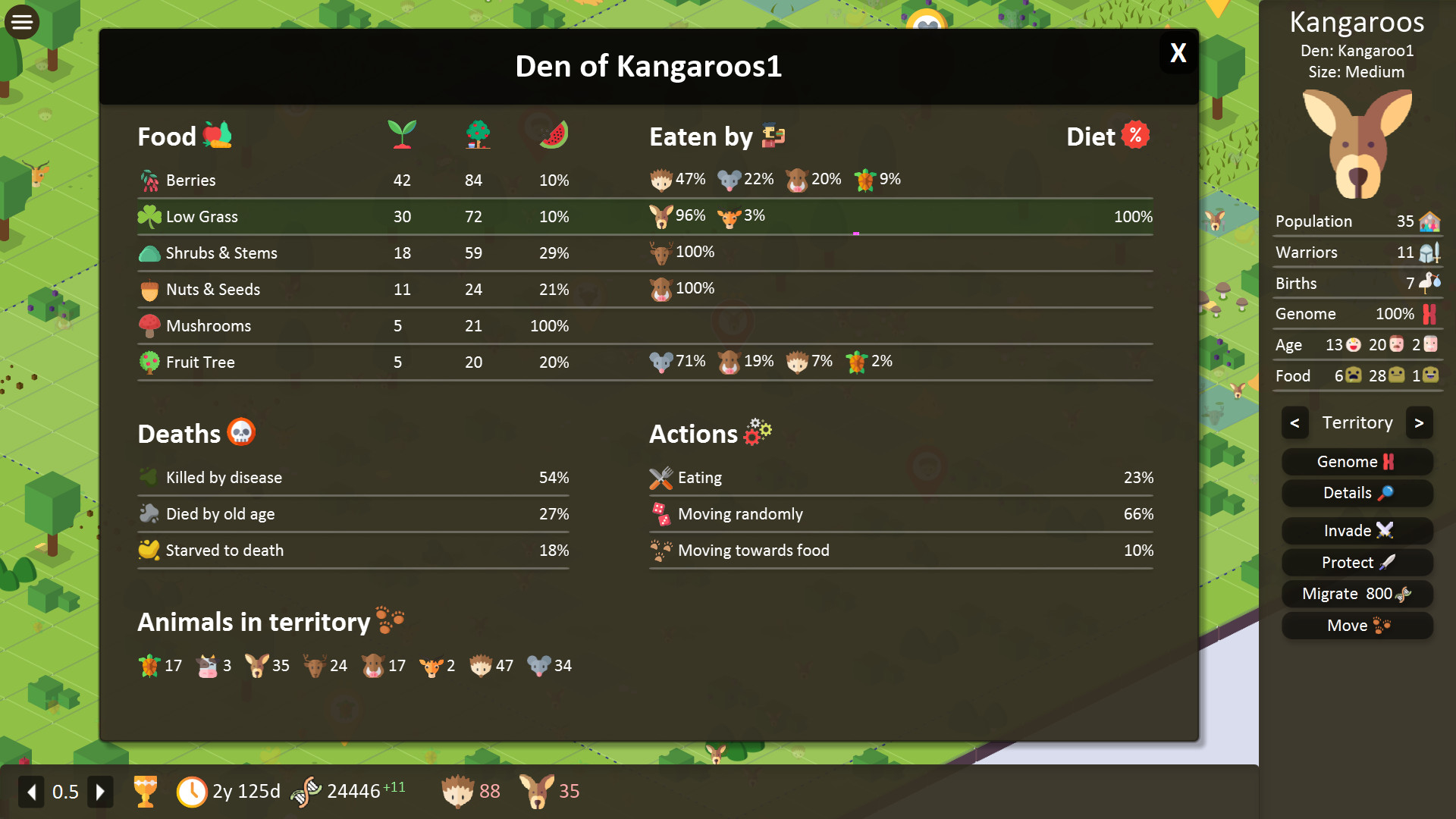 Territory: Animals Genetic Strategy screenshot 4