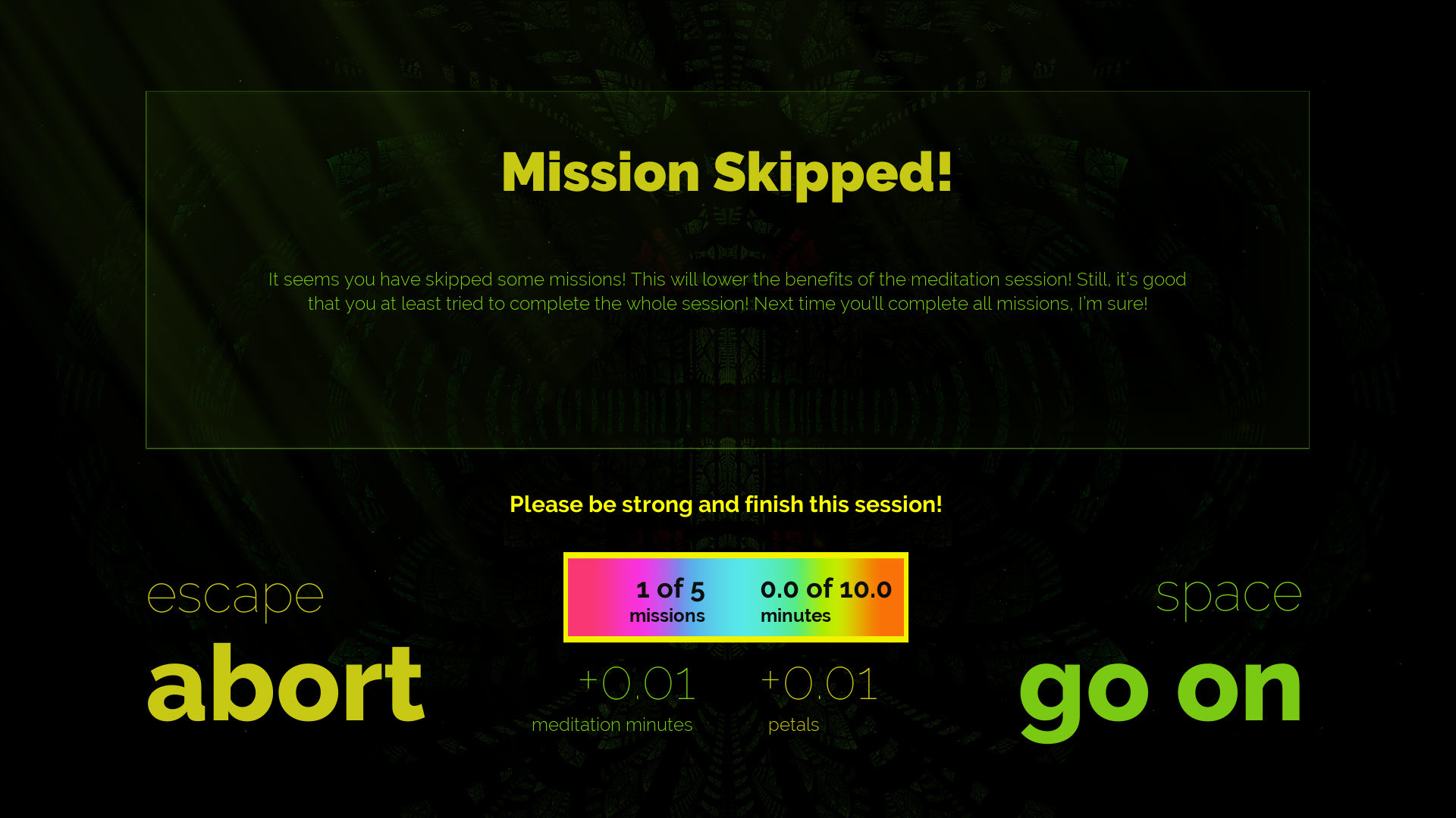 Gamitate The Meditation Game Playtest screenshot 4
