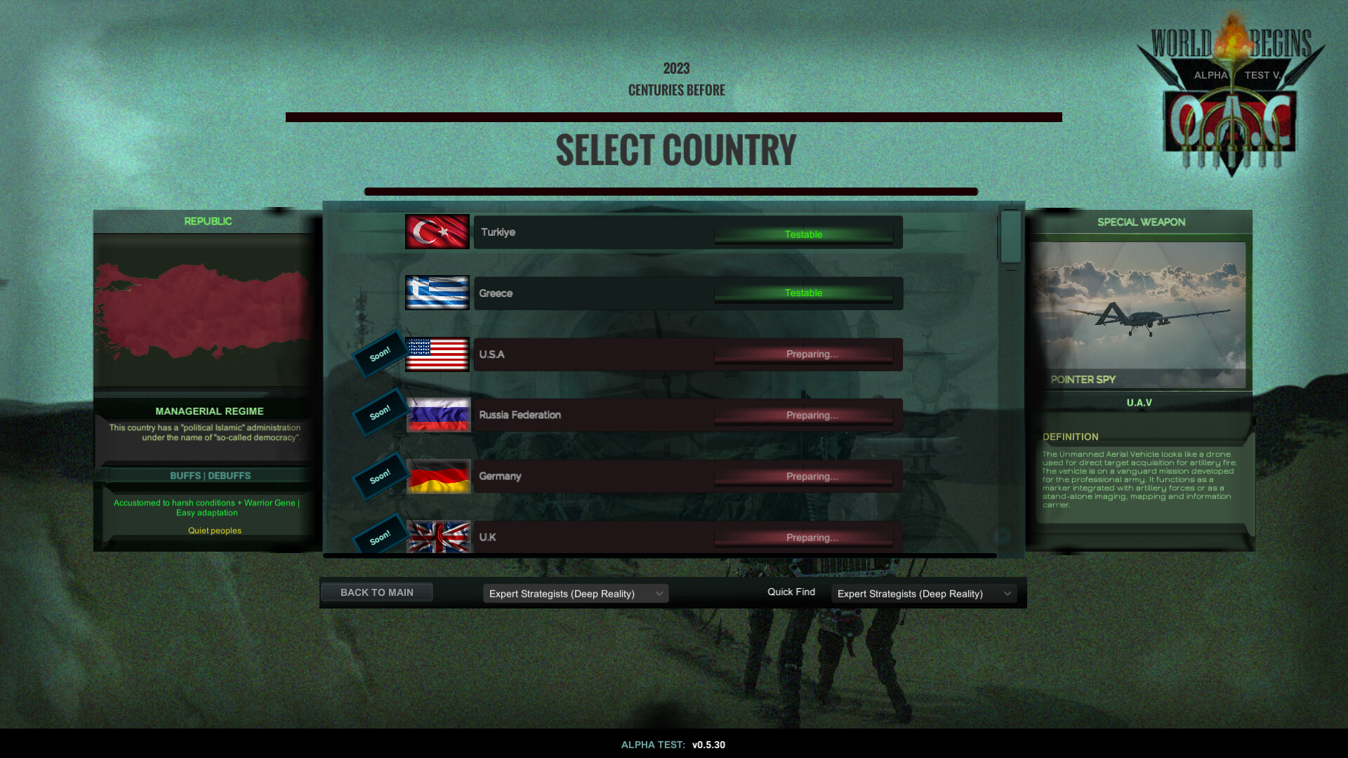 O.A.C - World Begins screenshot 3
