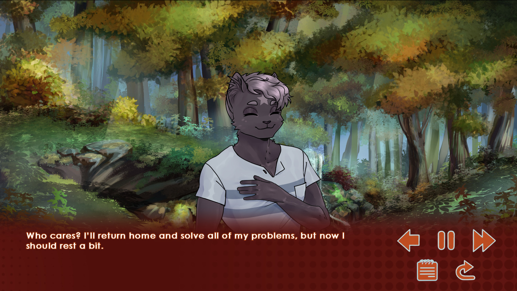 Run, Kitty! - A Furry Gay Visual Novel screenshot 2