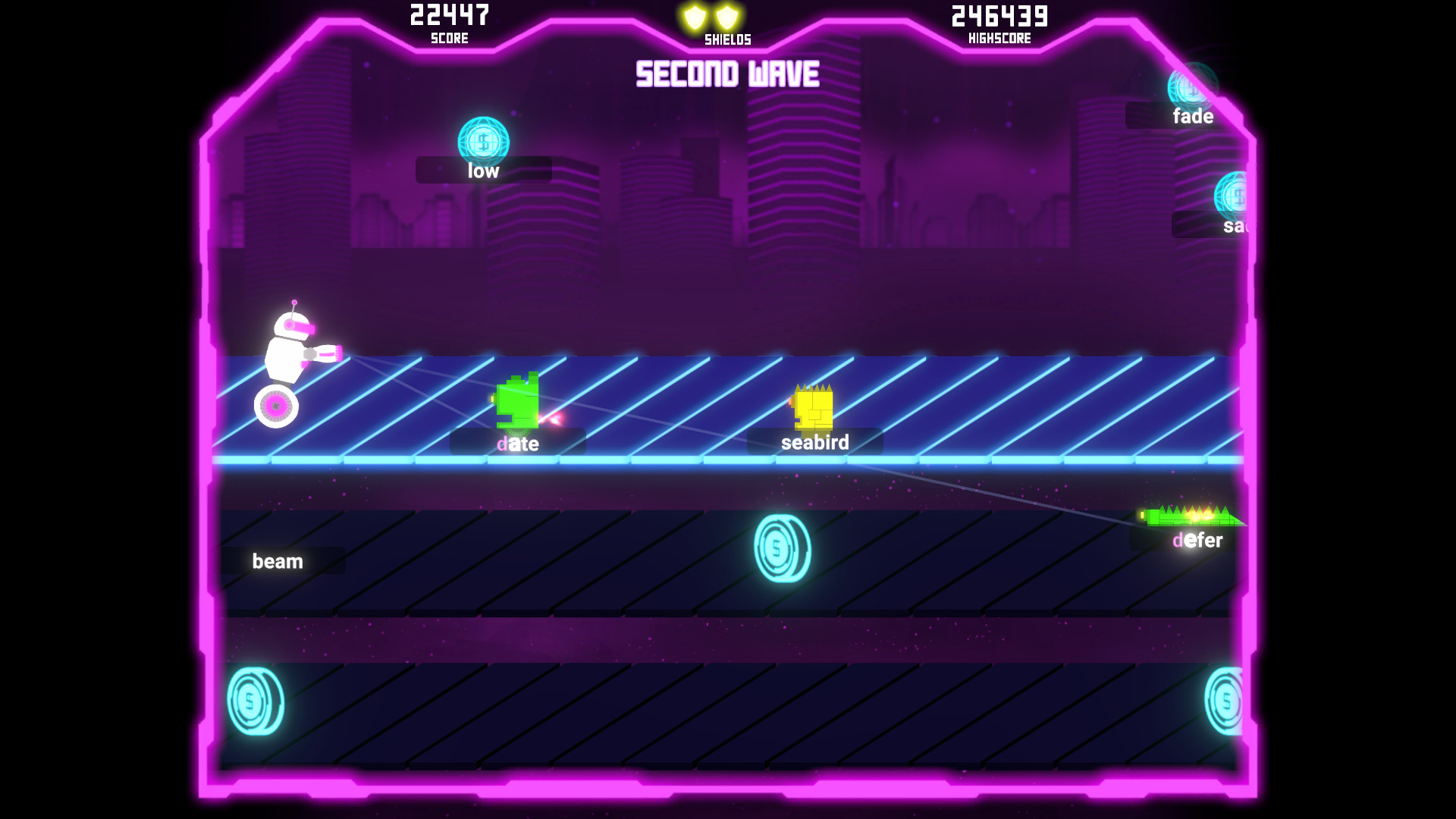 Tybot Invasion: The Typing Runner screenshot 6
