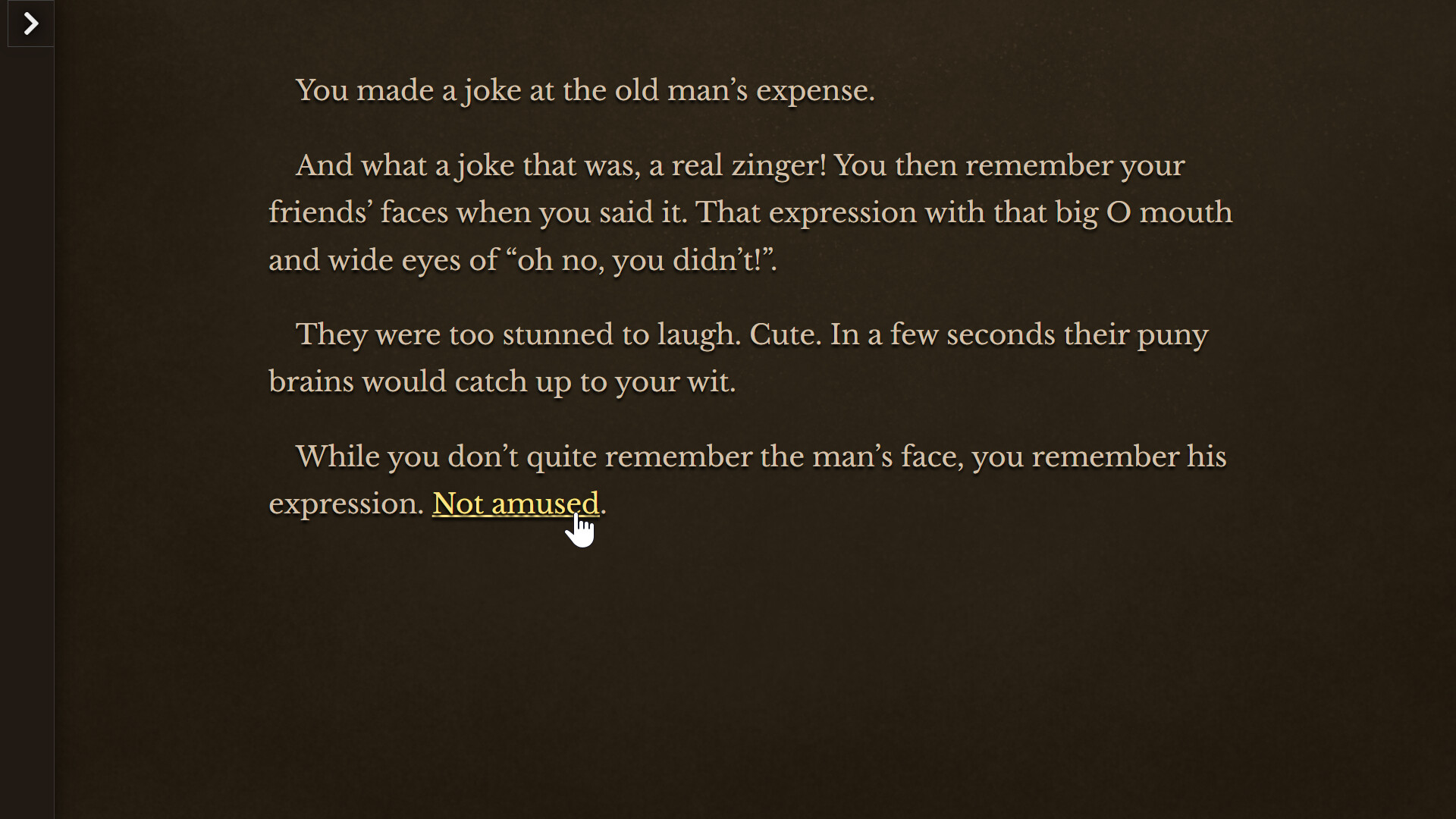 The Wizard’s Beans Or: A Short Period of Unplanned Internment screenshot 1