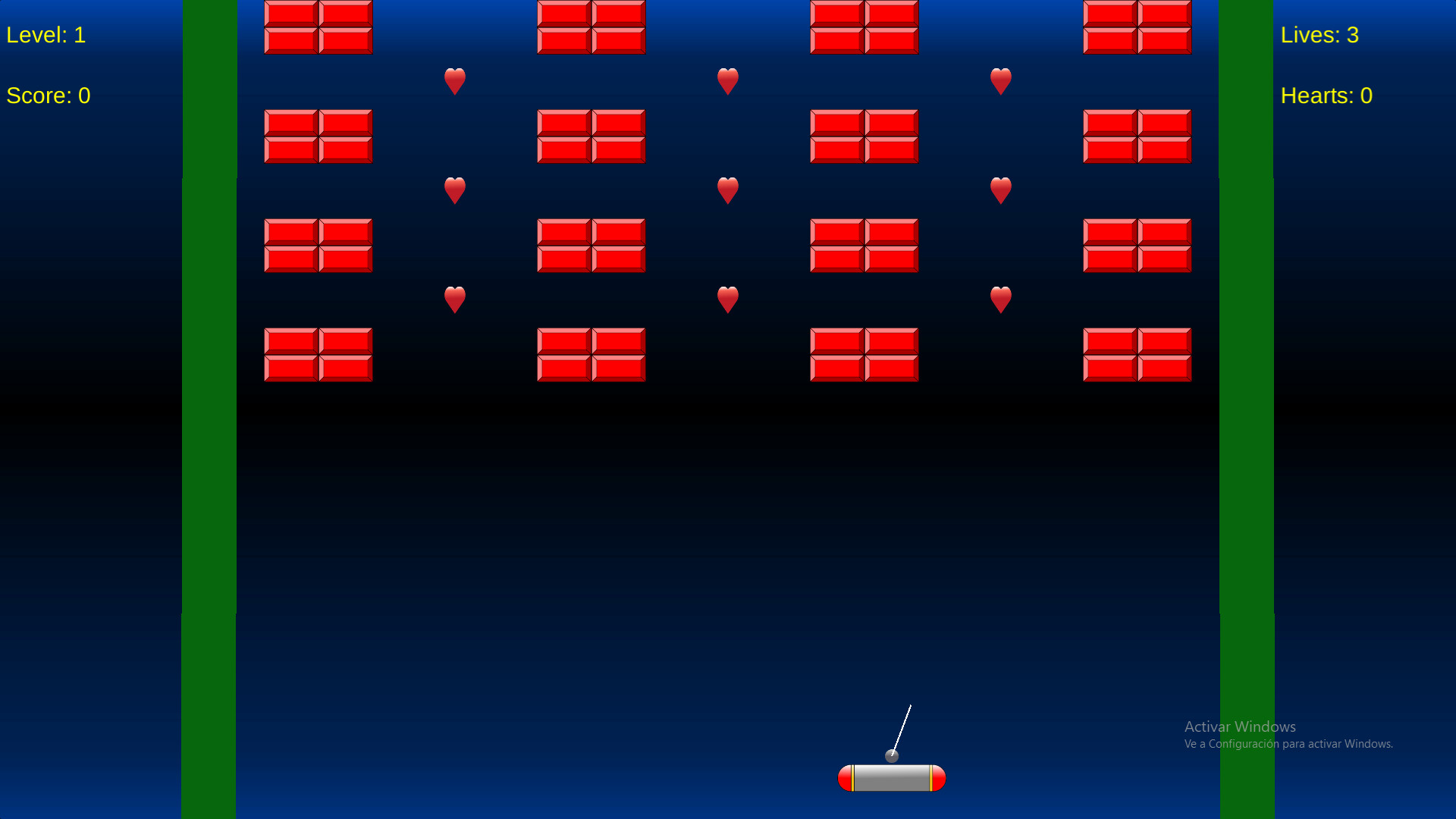 Brick Breaker Heart Collector screenshot 1