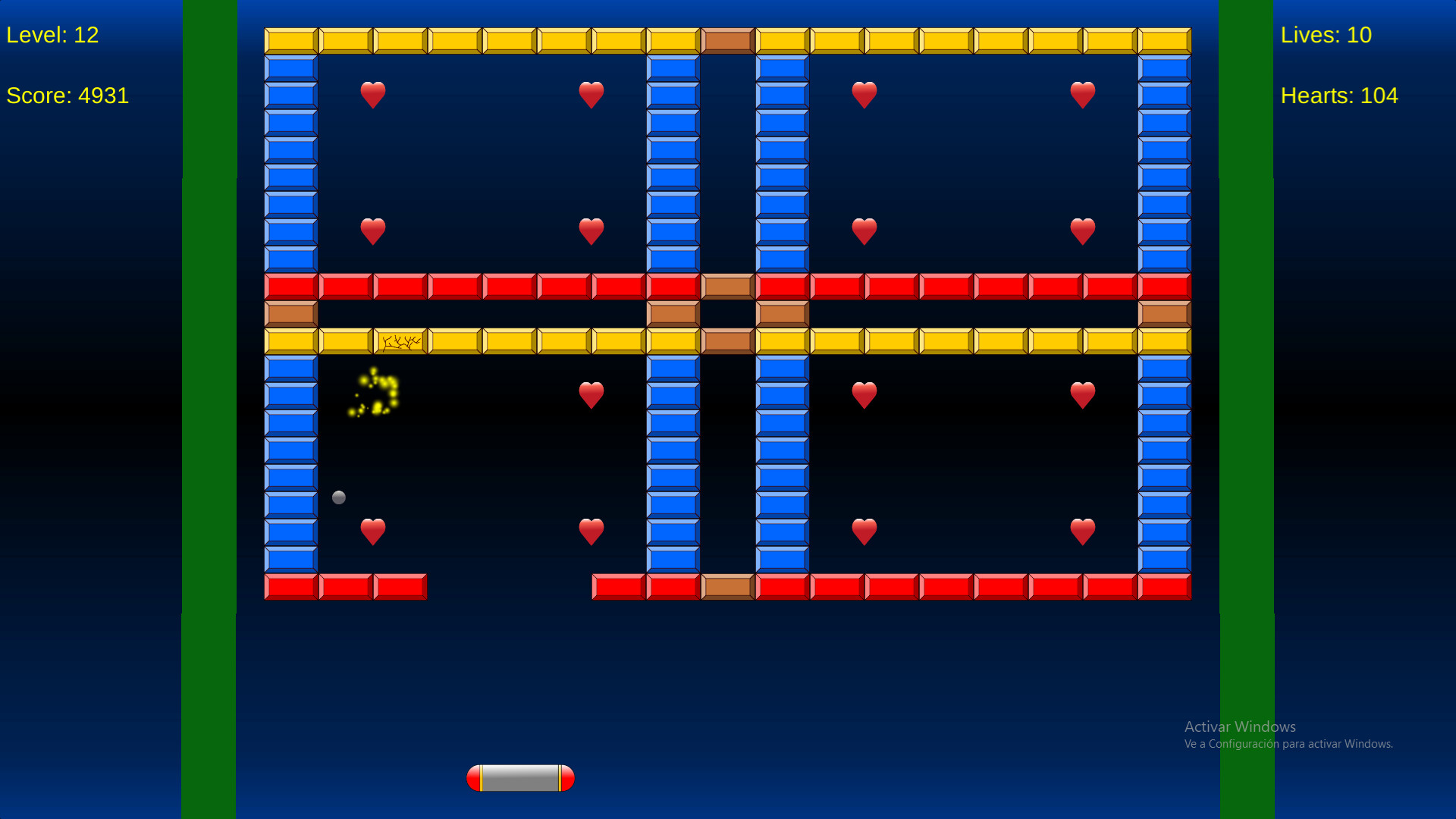Brick Breaker Heart Collector screenshot 2