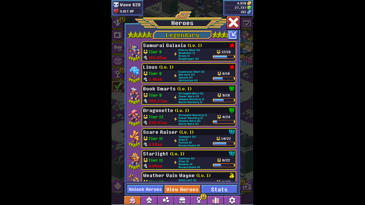 Idle TD: Heroes vs Zombies screenshot 10