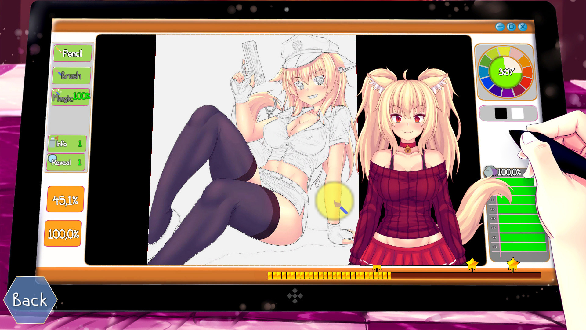 Anime Artist: Tiffy’s Notty Secret screenshot 9