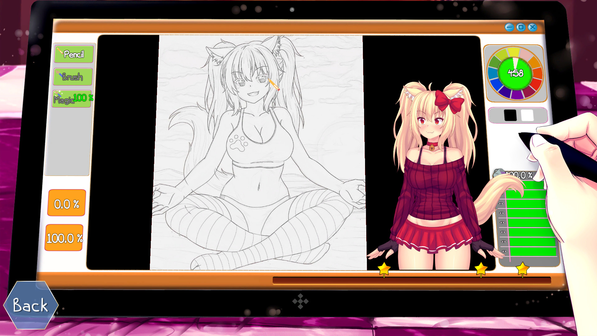 Anime Artist: Tiffy’s Notty Secret screenshot 11