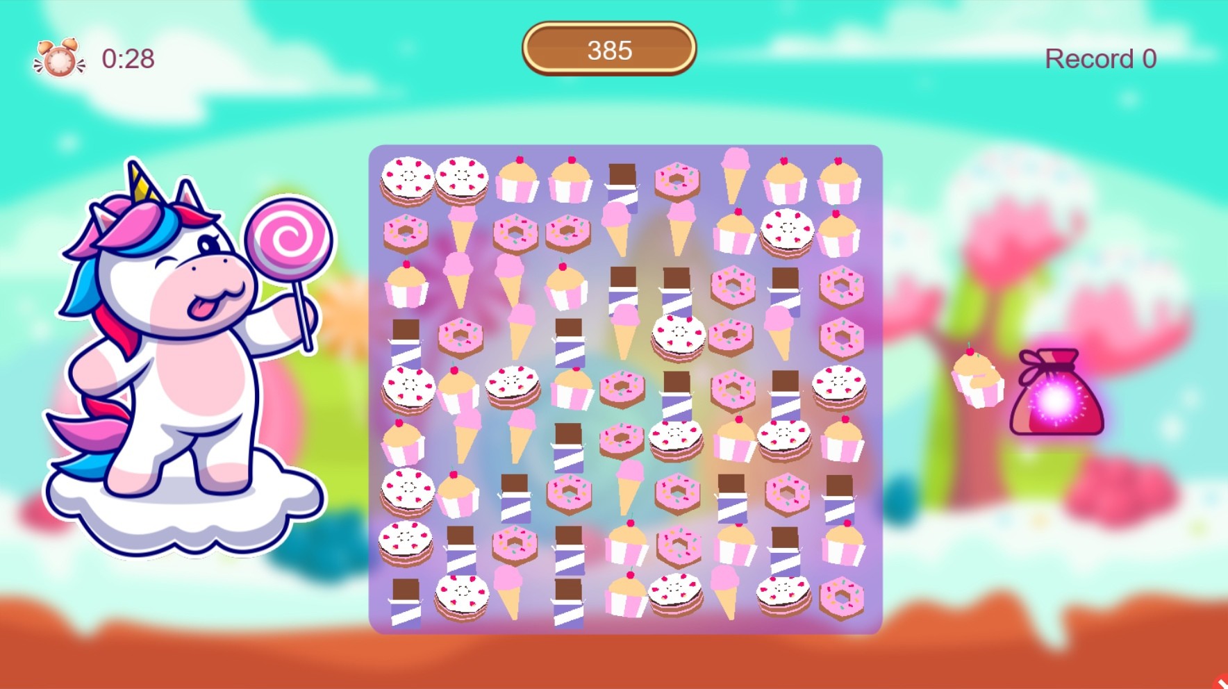 Unicorn and Sweets 2 screenshot 1