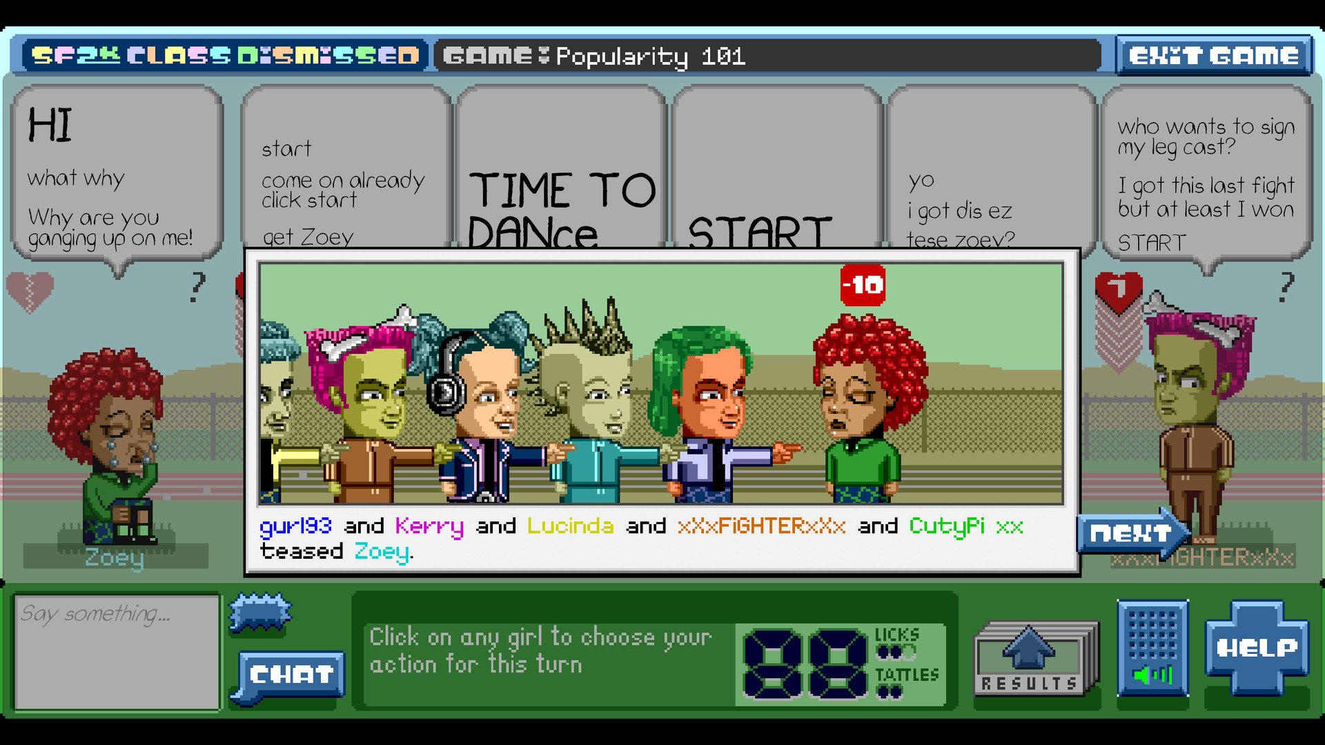 SF2K: Class Dismissed screenshot 1