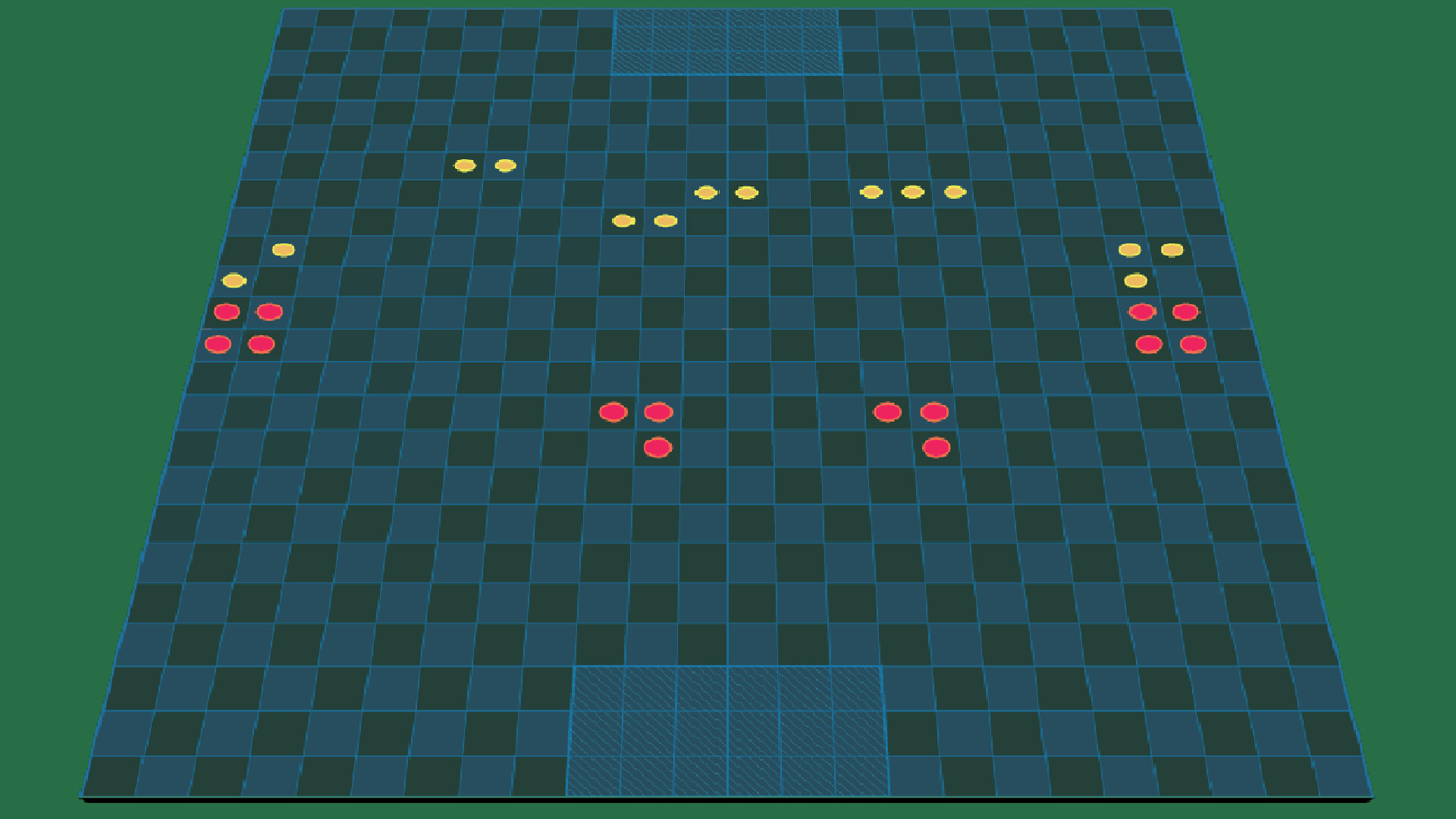 Ukrainian Soccer ( any two points directed towards the net can score ) screenshot 1