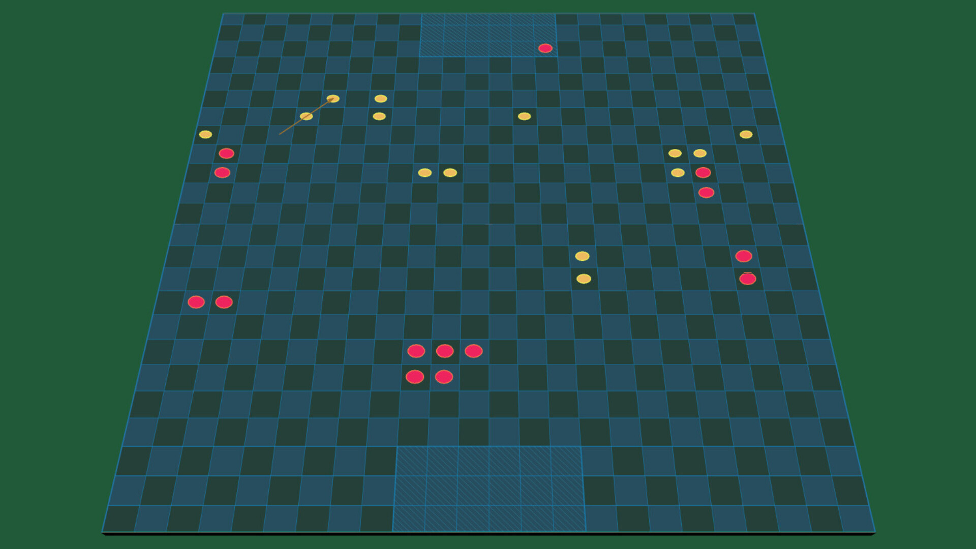 Ukrainian Soccer ( any two points directed towards the net can score ) screenshot 3