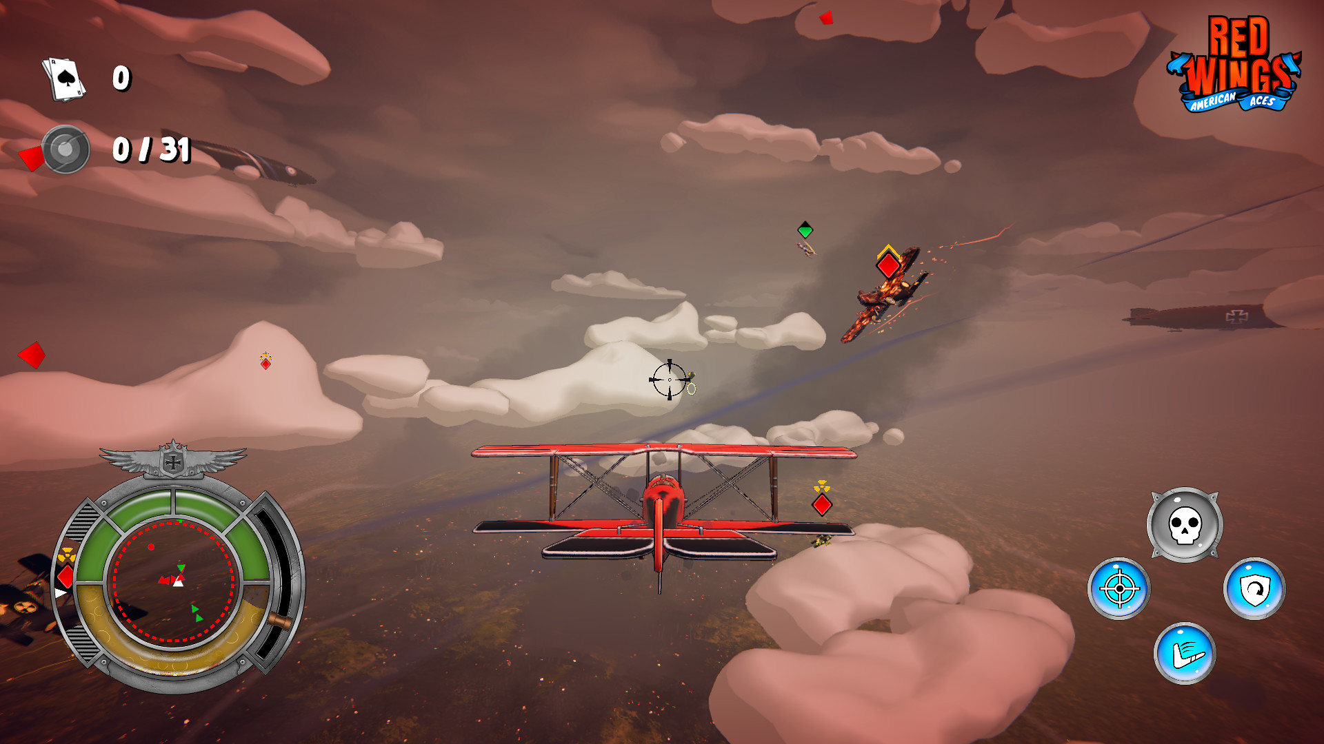 Red Wings: American Aces screenshot 2