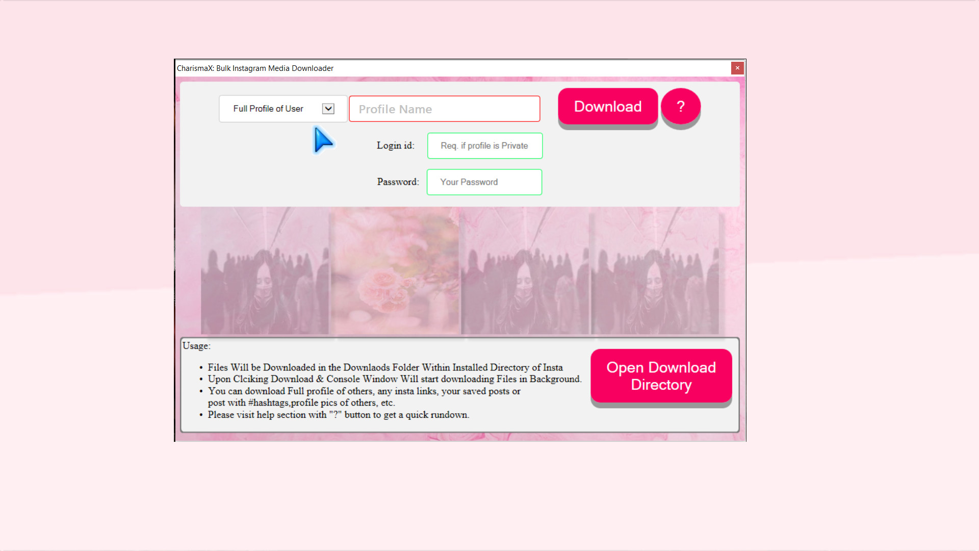 Charisma X: Bulk Instagram Media Downloader screenshot 2
