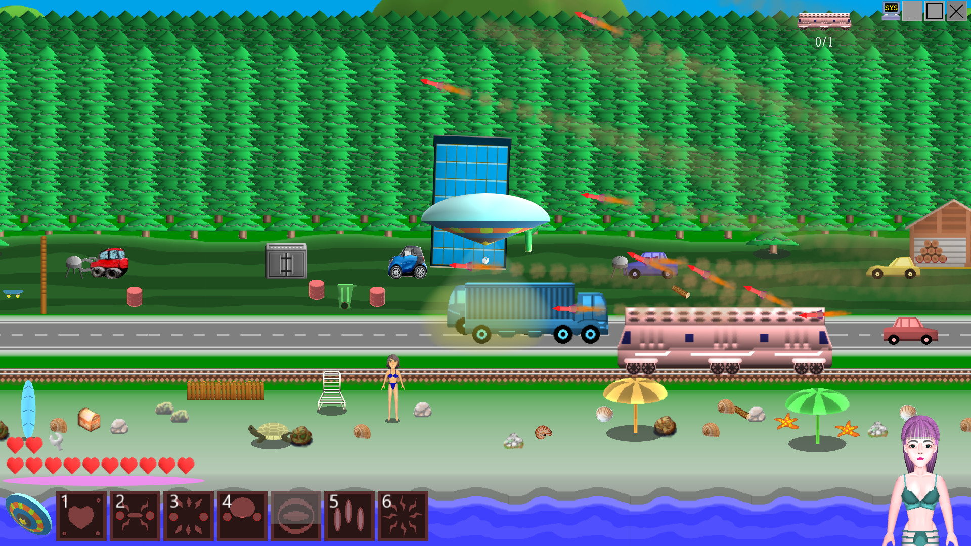 UFO vs Bikini screenshot 3