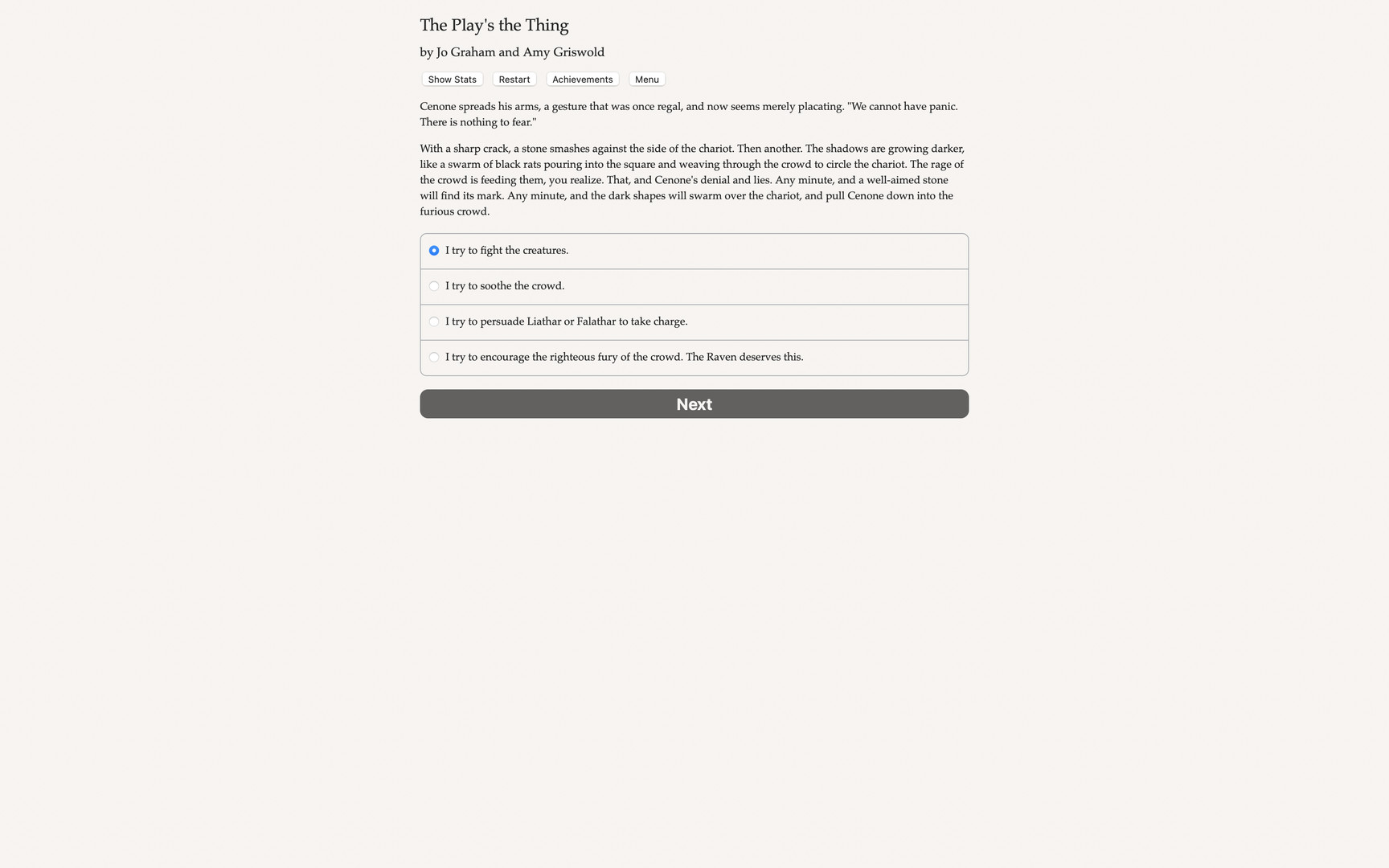 The Play's the Thing screenshot 6