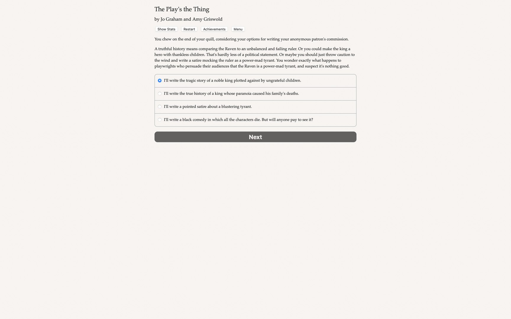 The Play's the Thing screenshot 3