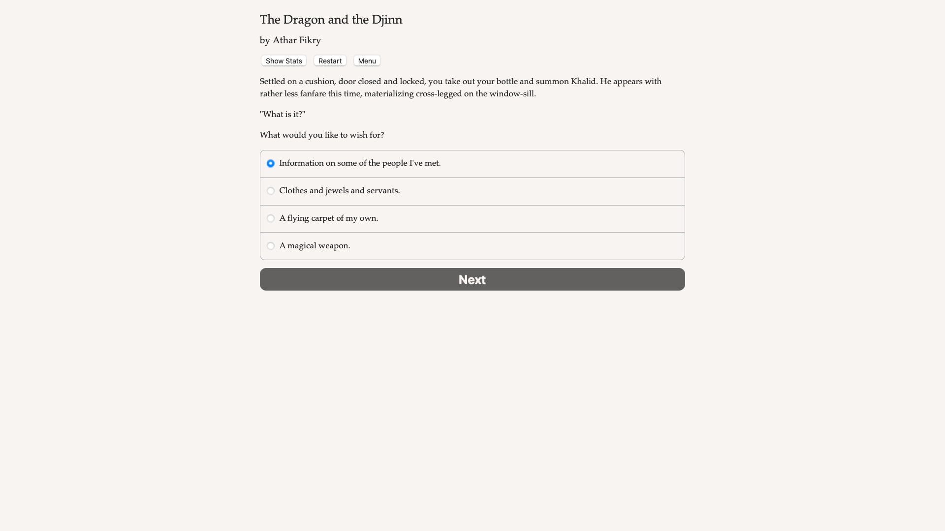 The Dragon and the Djinn screenshot 3