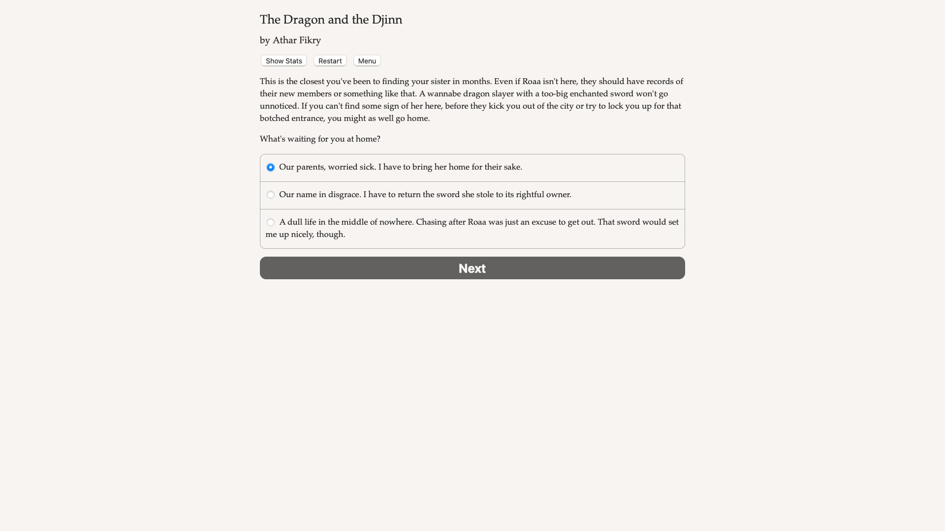 The Dragon and the Djinn screenshot 1
