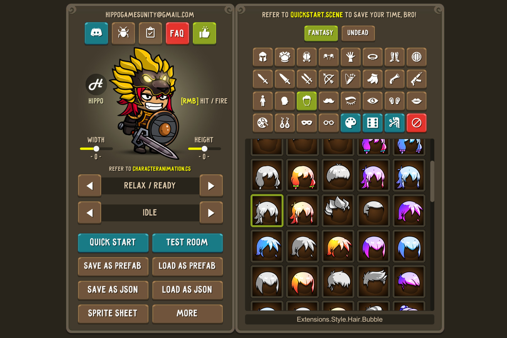 Fantasy Heroes: Character Editor & Sprite Sheet Maker screenshot 4