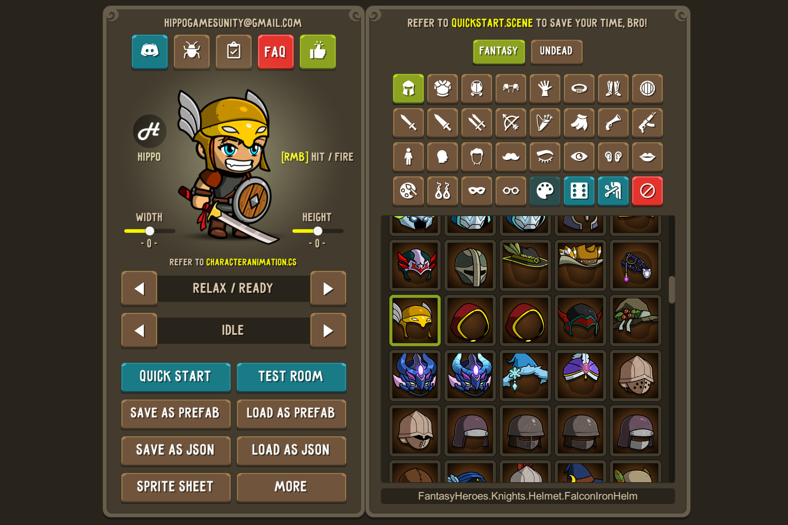 Fantasy Heroes: Character Editor & Sprite Sheet Maker screenshot 1