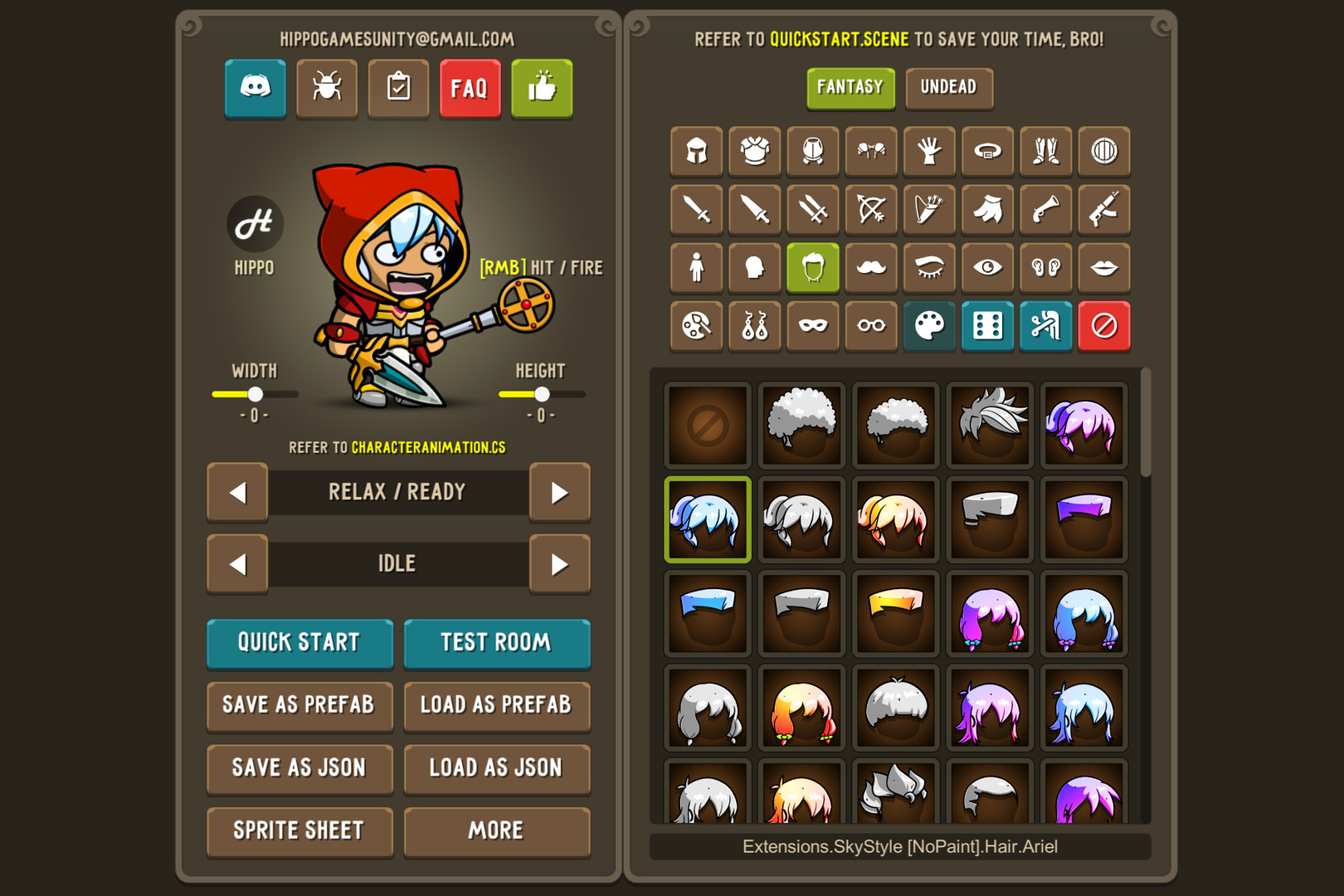 Fantasy Heroes: Character Editor & Sprite Sheet Maker screenshot 8