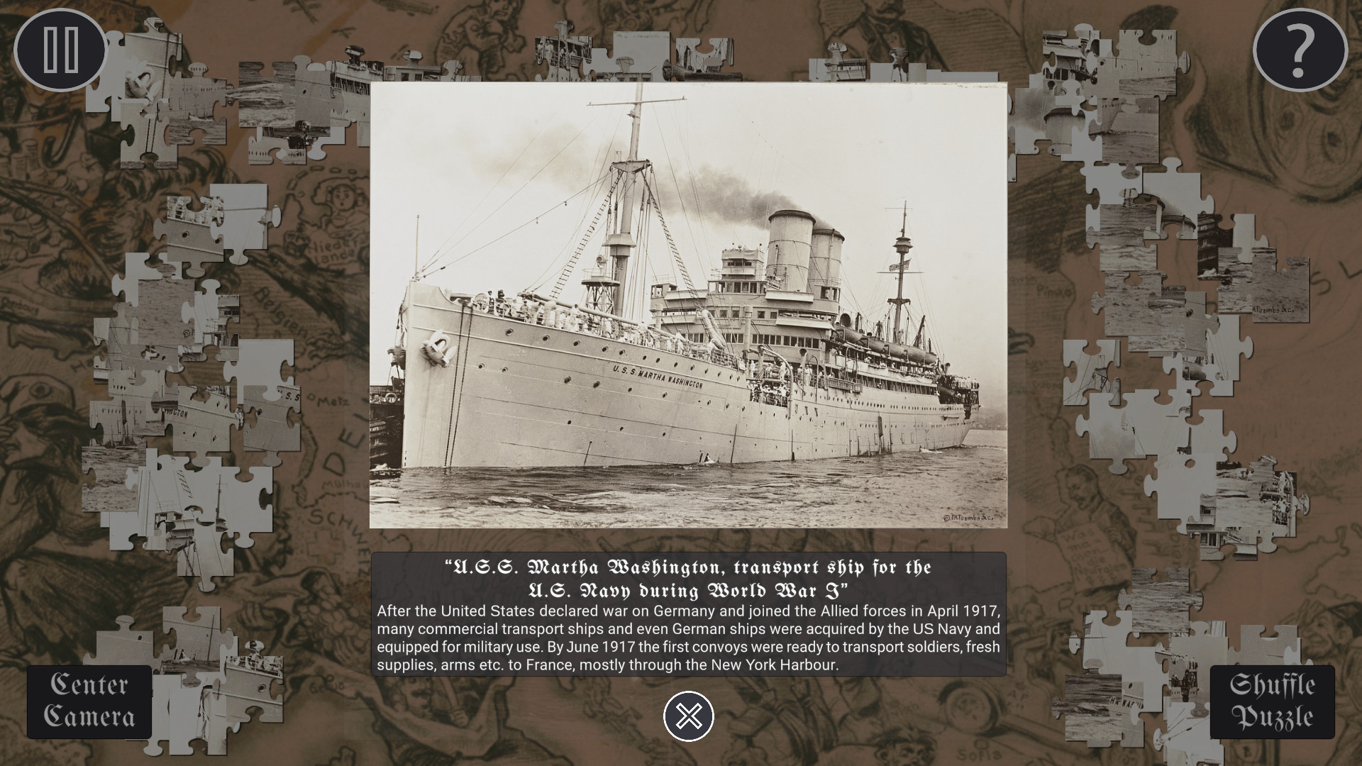Historical Jigsaw Puzzle: World War I screenshot 1