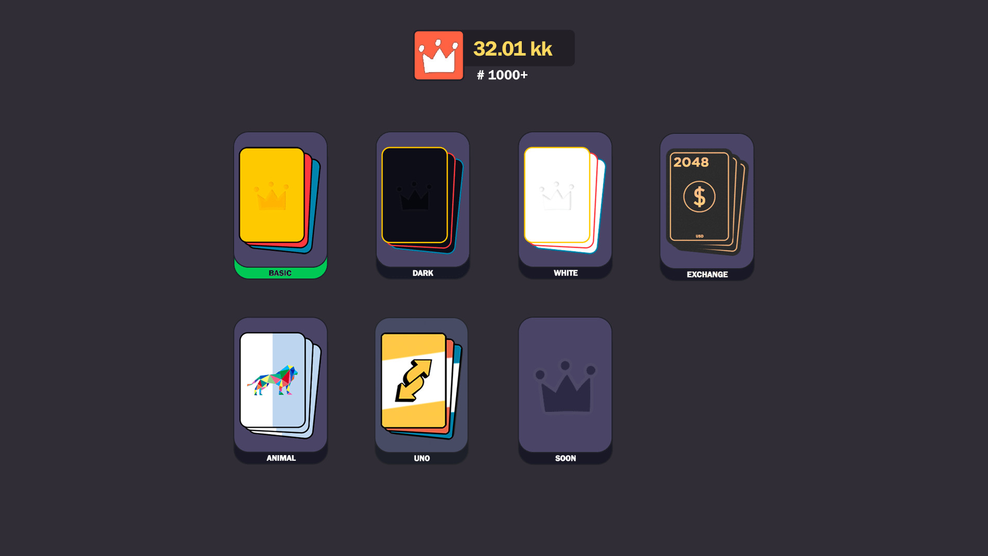 2048 Royal Cards screenshot 3