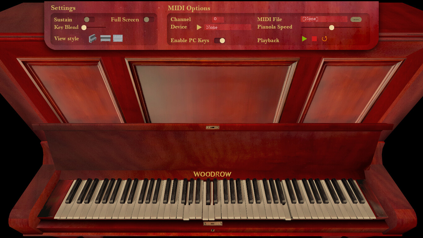Woodrow the Old Piano screenshot 1