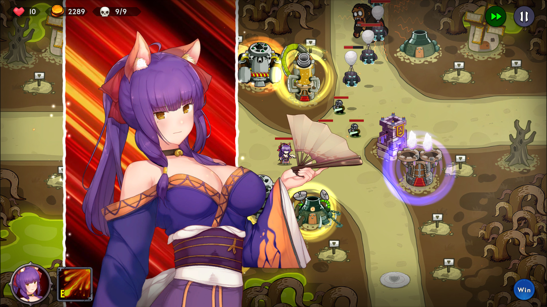 Beautiful Mystic Defenders screenshot 2