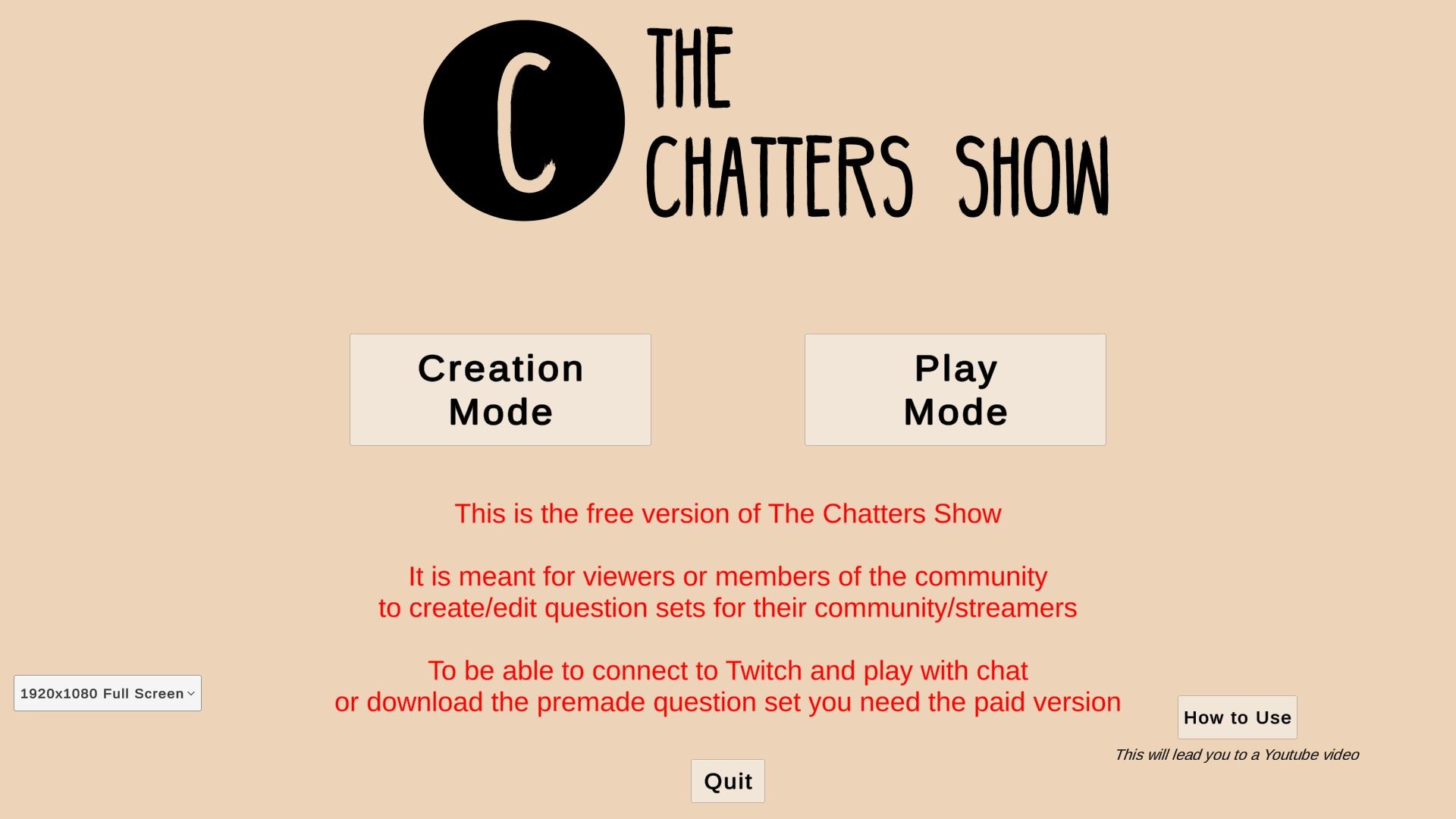 The Chatters Show Free Version screenshot 3