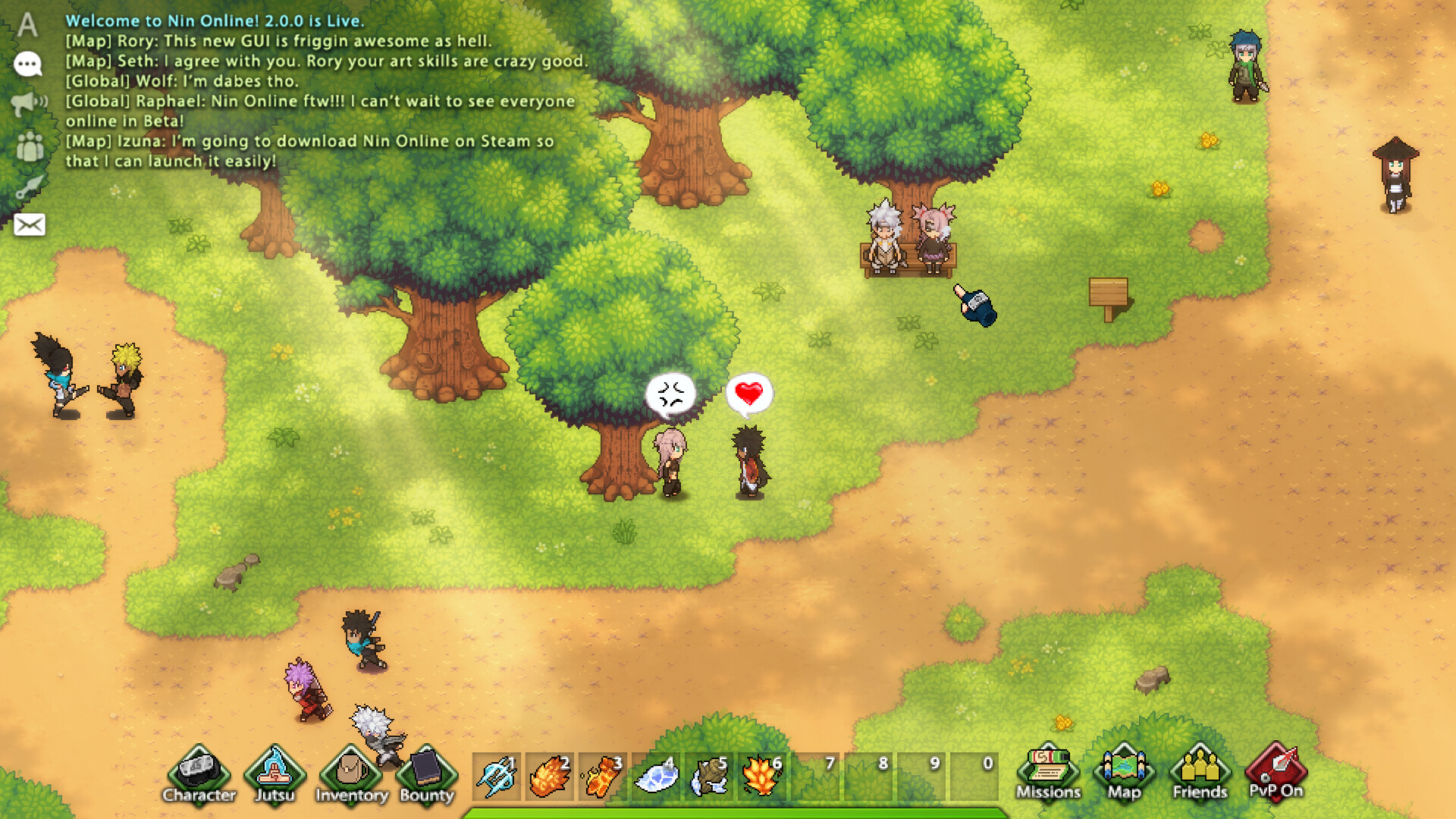 Nin Online screenshot 1