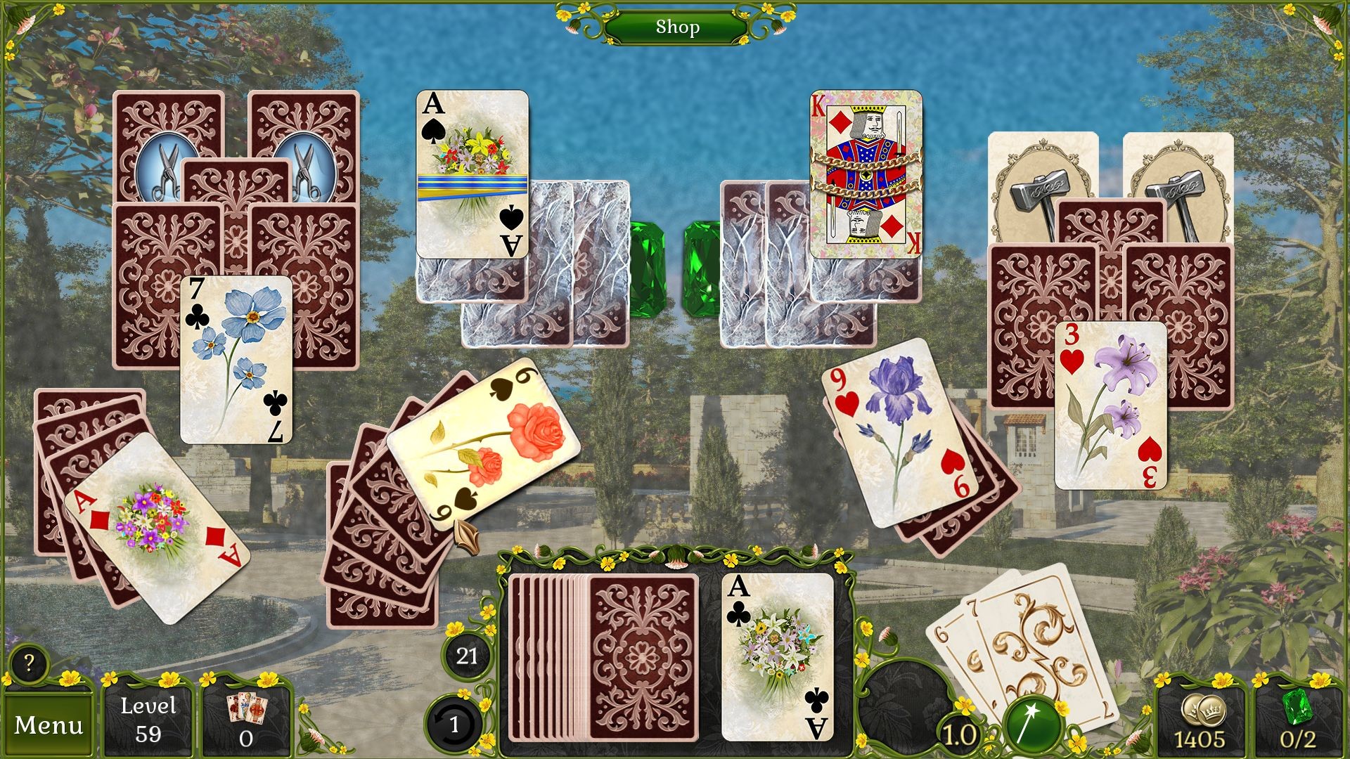 Jewel Match Solitaire Summertime screenshot 15