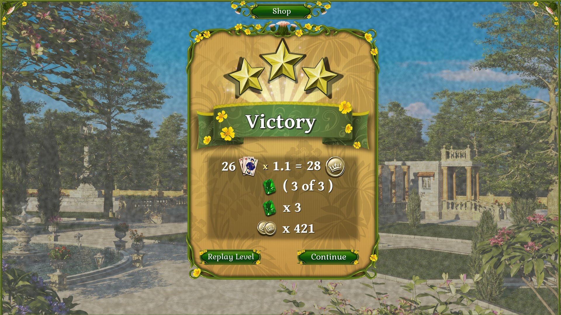 Jewel Match Solitaire Summertime screenshot 16