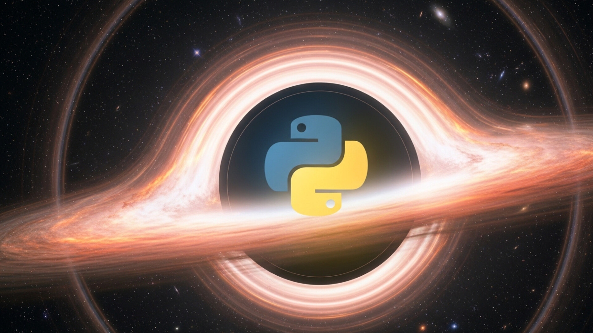 Black Hole Simulation with Python screenshot 2