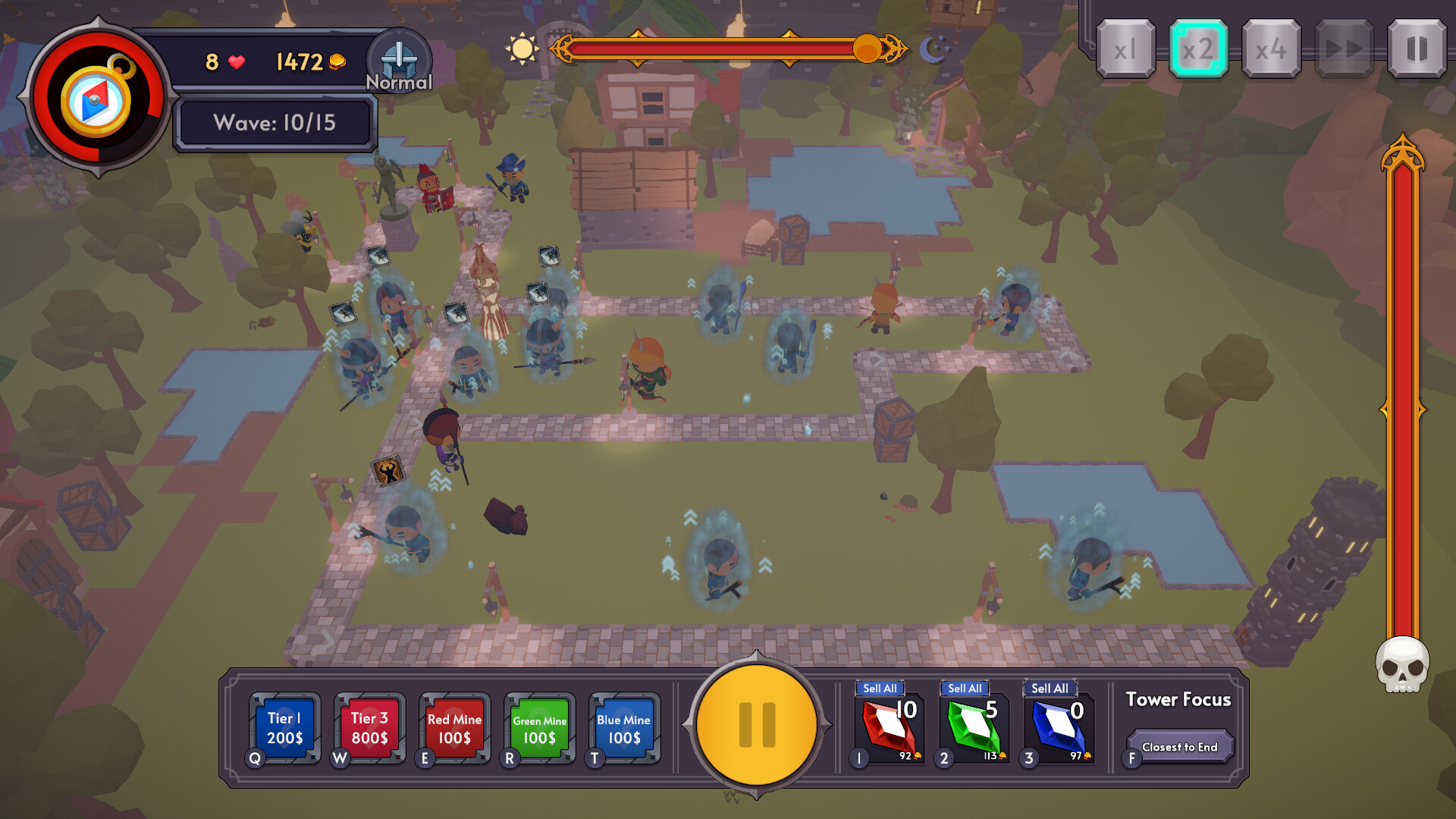 Royal Wars: Farm TD screenshot 2