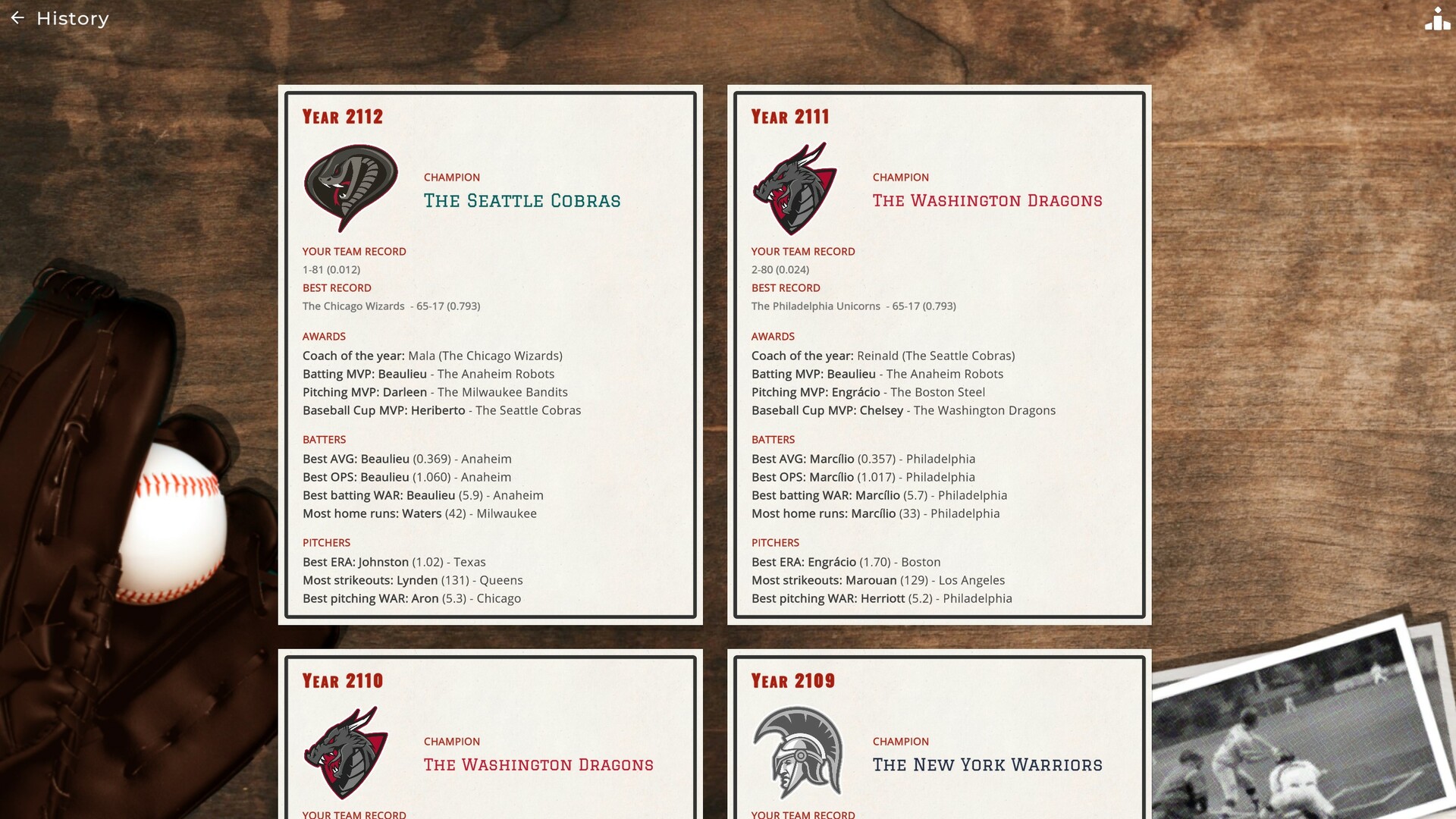 Astonishing Baseball Manager screenshot 5