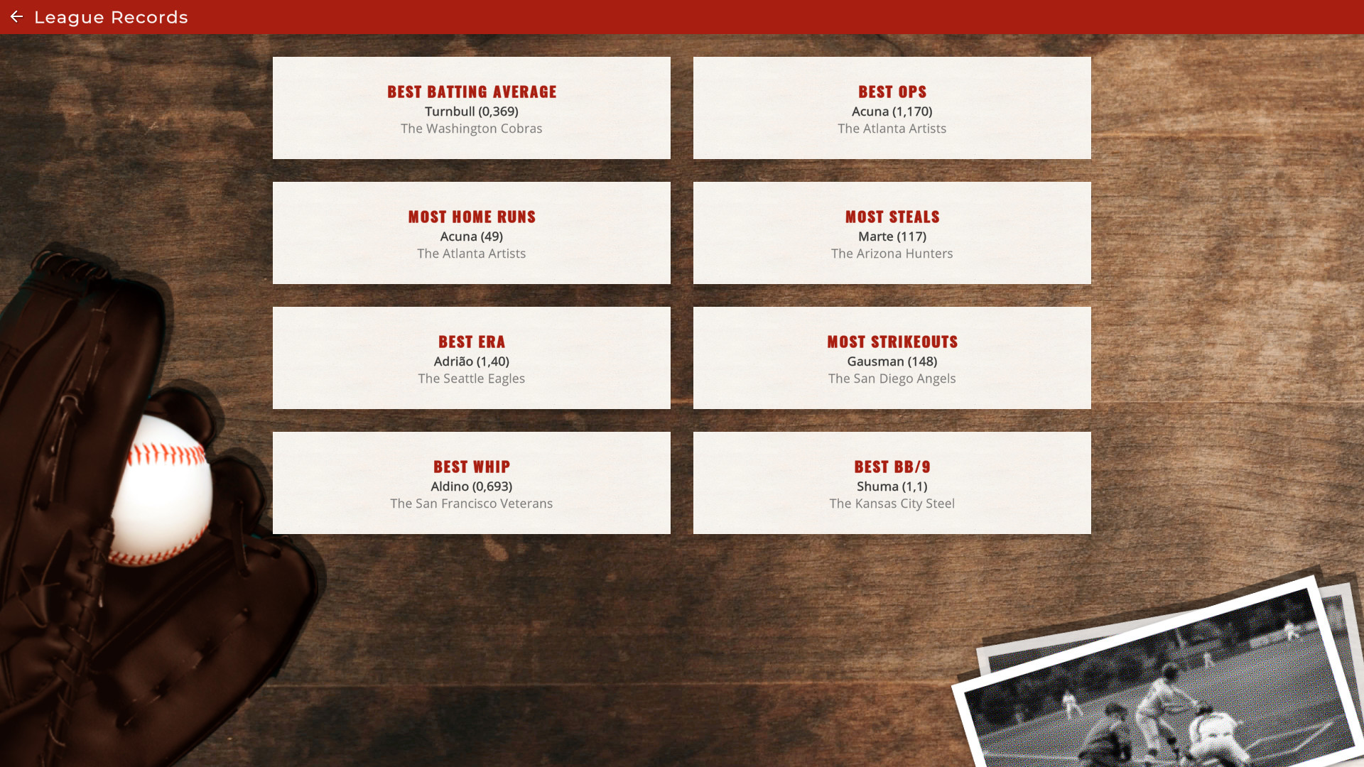 Astonishing Baseball Manager screenshot 7