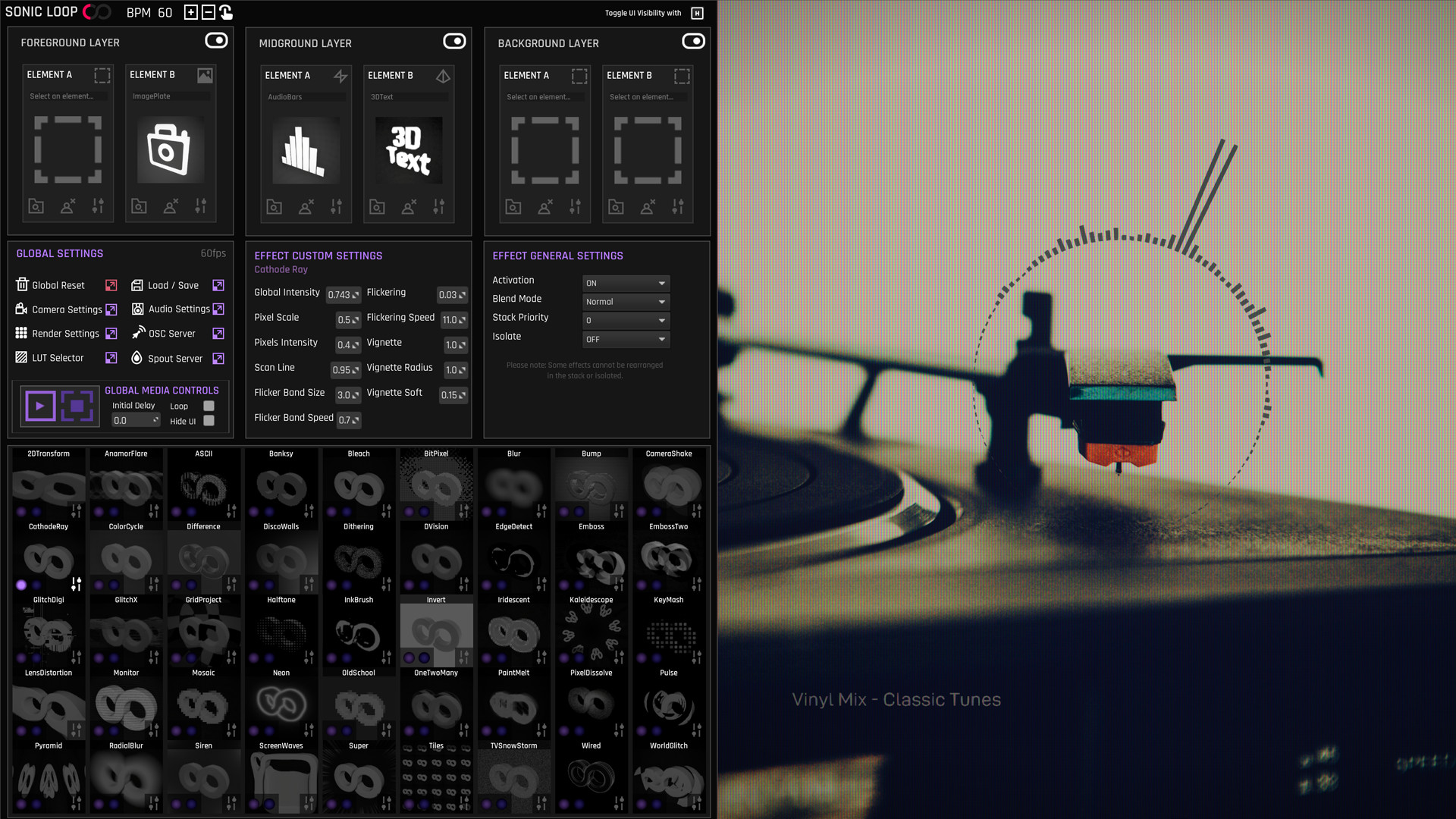SonicLoop - Realtime VJ content creator for streaming, music videos and live performance screenshot 3