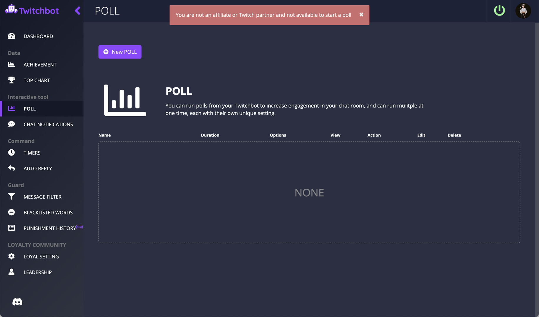 TBOT - Twitch Bot screenshot 3