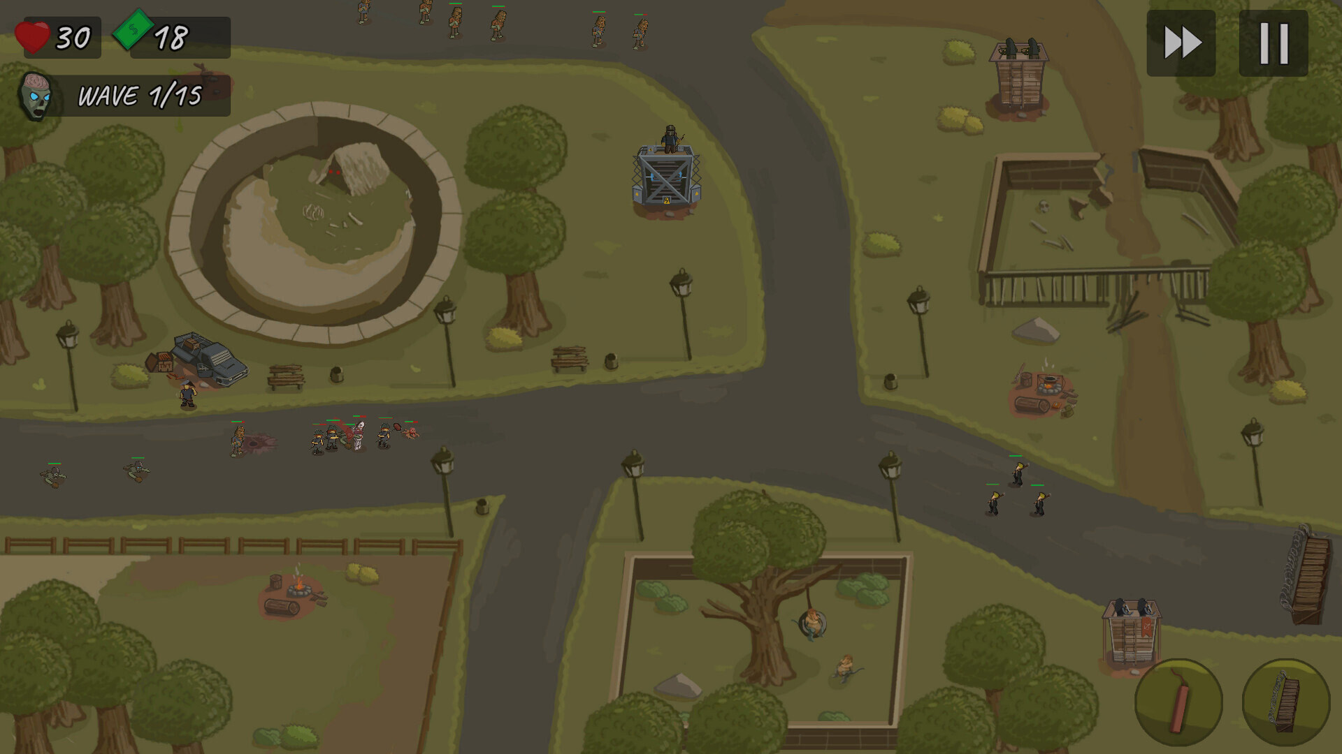 The Last Undead Waves: Defense TD screenshot 5
