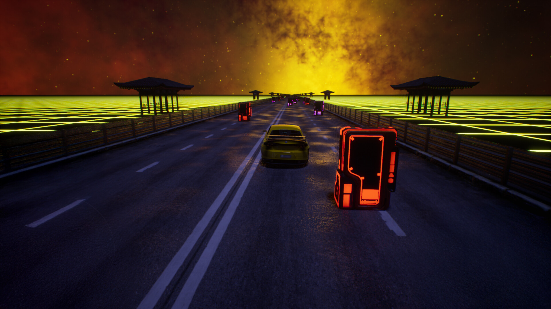 Synthwave Burnout screenshot 2
